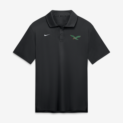  Philadelphia Eagles Nike Par Solid Dri-FIT Polo - Black