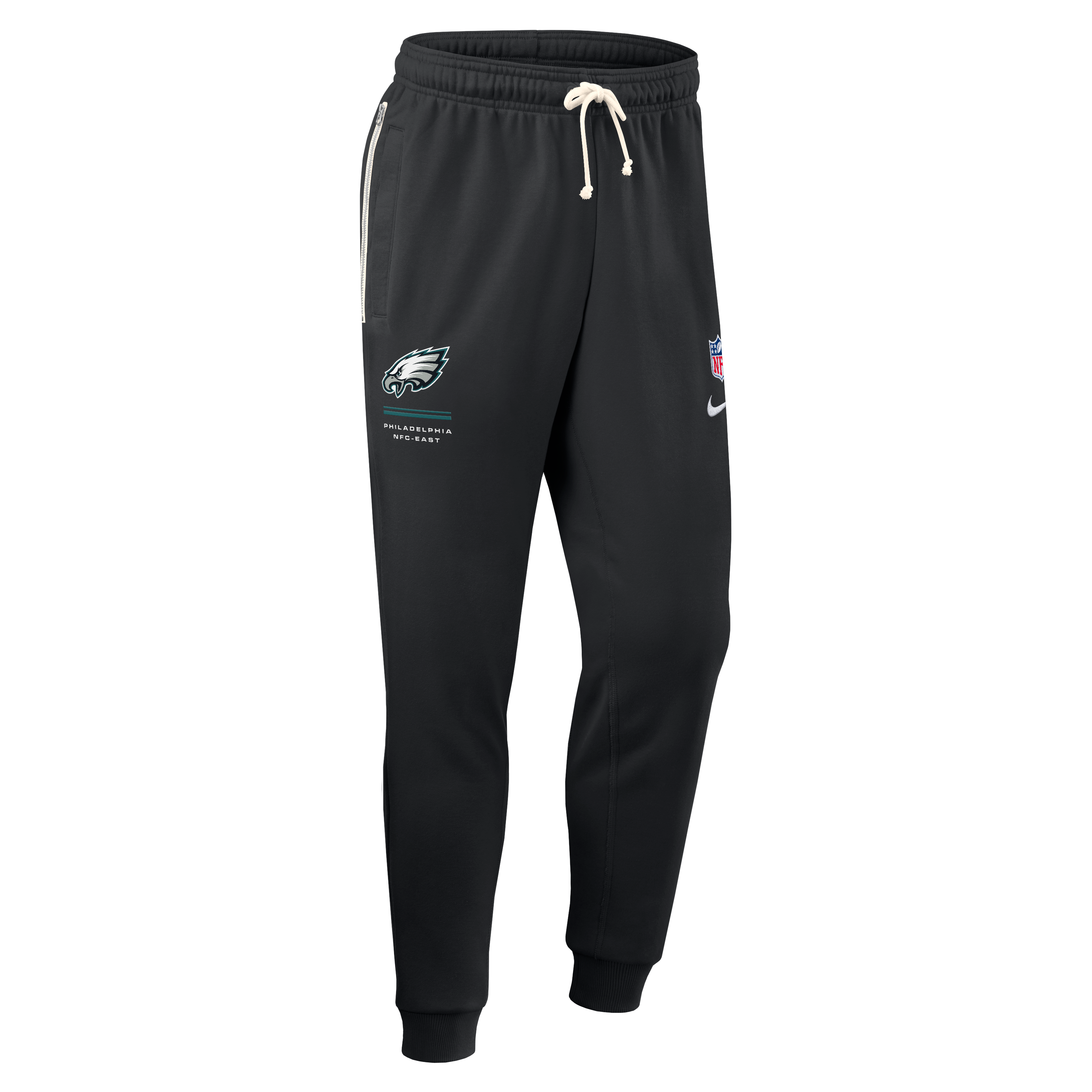 Men's Nike Black Philadelphia Eagles Sideline Standard Issue Touchback Kick Dri-FIT Taper Pants