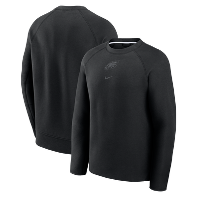  Philadelphia Eagles Nike Tech Fleece Raglan Sweatshirt - Black