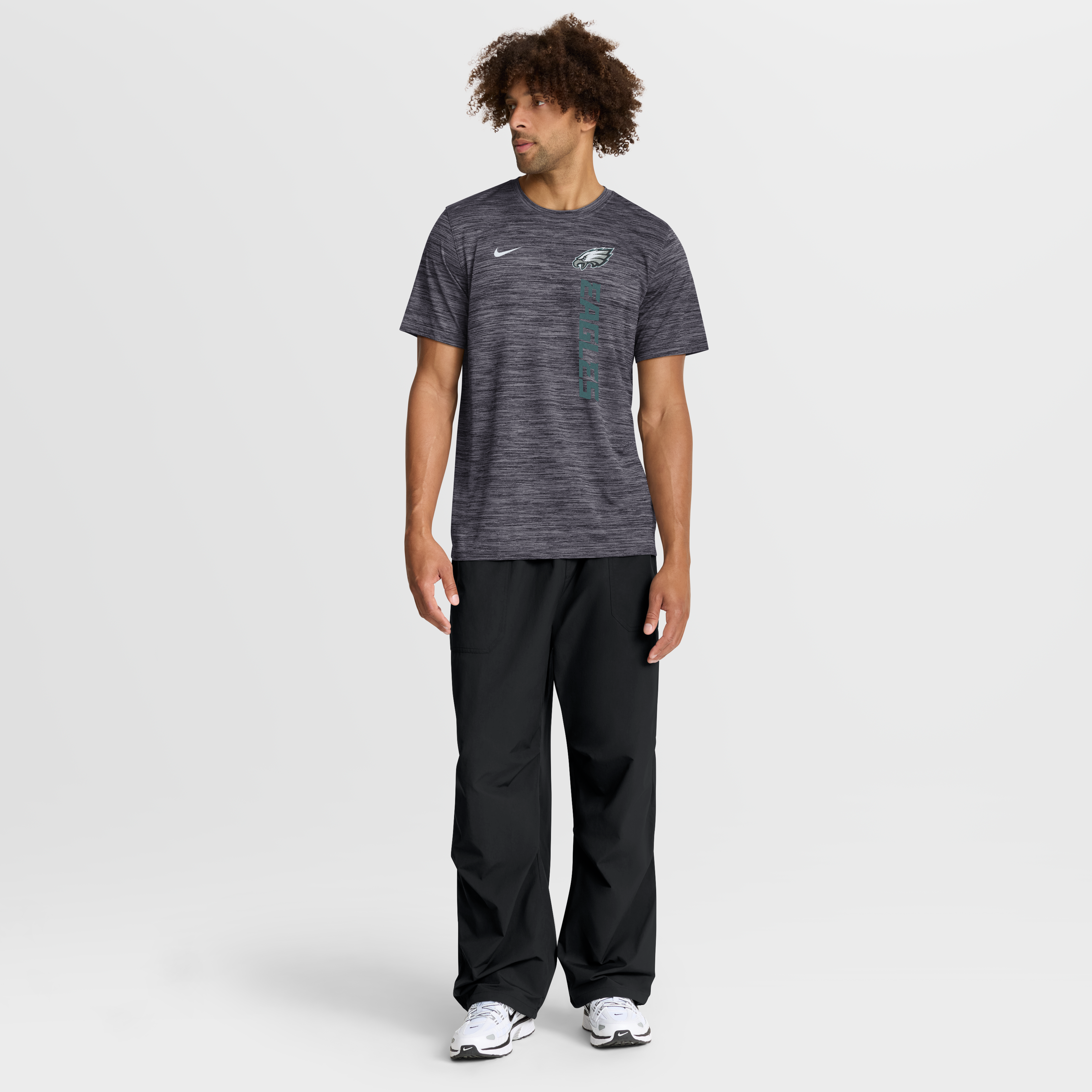 Men's Nike Black Philadelphia Eagles Velocity Dri-FIT T-Shirt