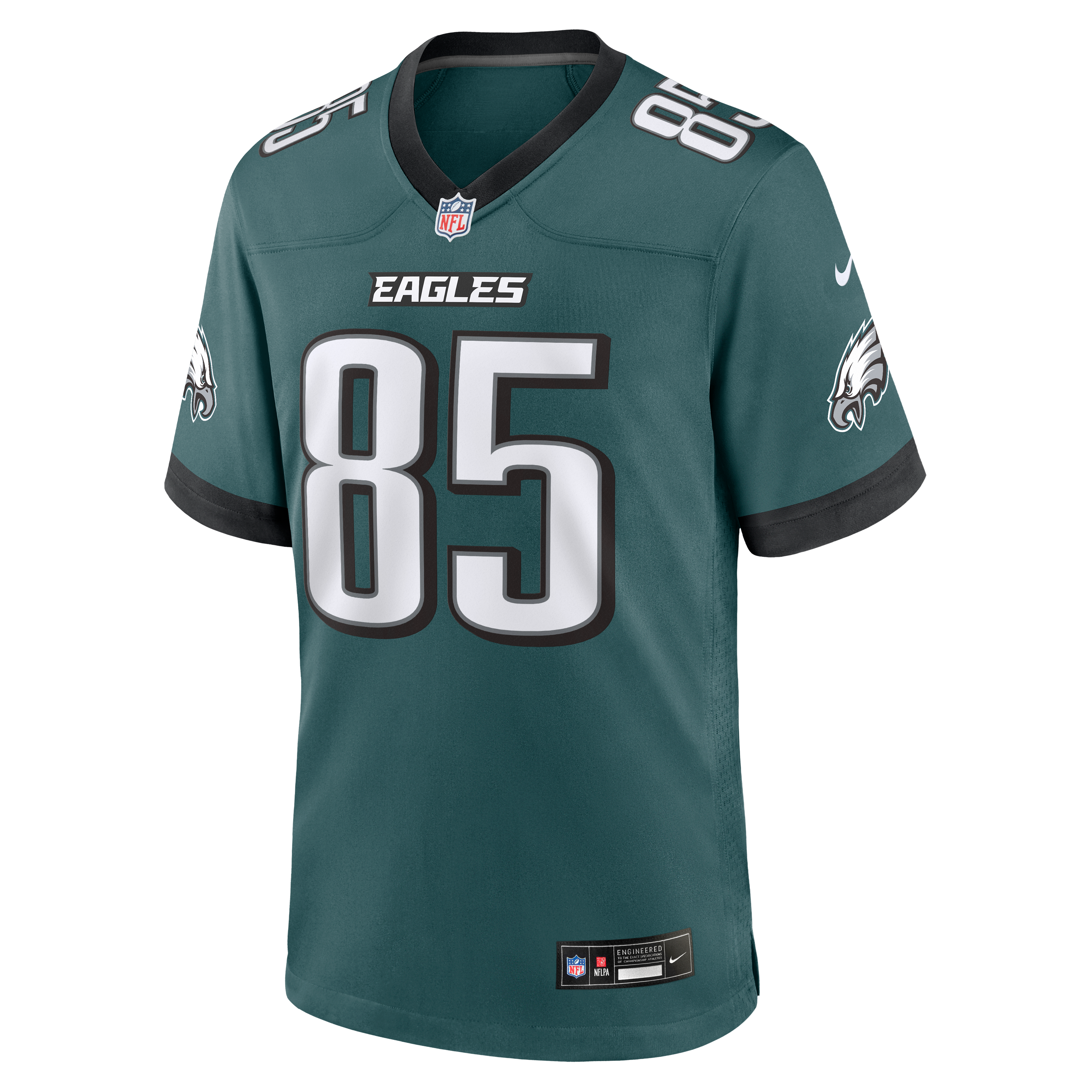 Maillot de match Nike Britain Covey Midnight Green Philadelphia Eagles pour homme