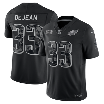 Cooper DeJean Philadelphia Eagles Nike 2026 Salute to Service Stitched Limited Jersey - Black