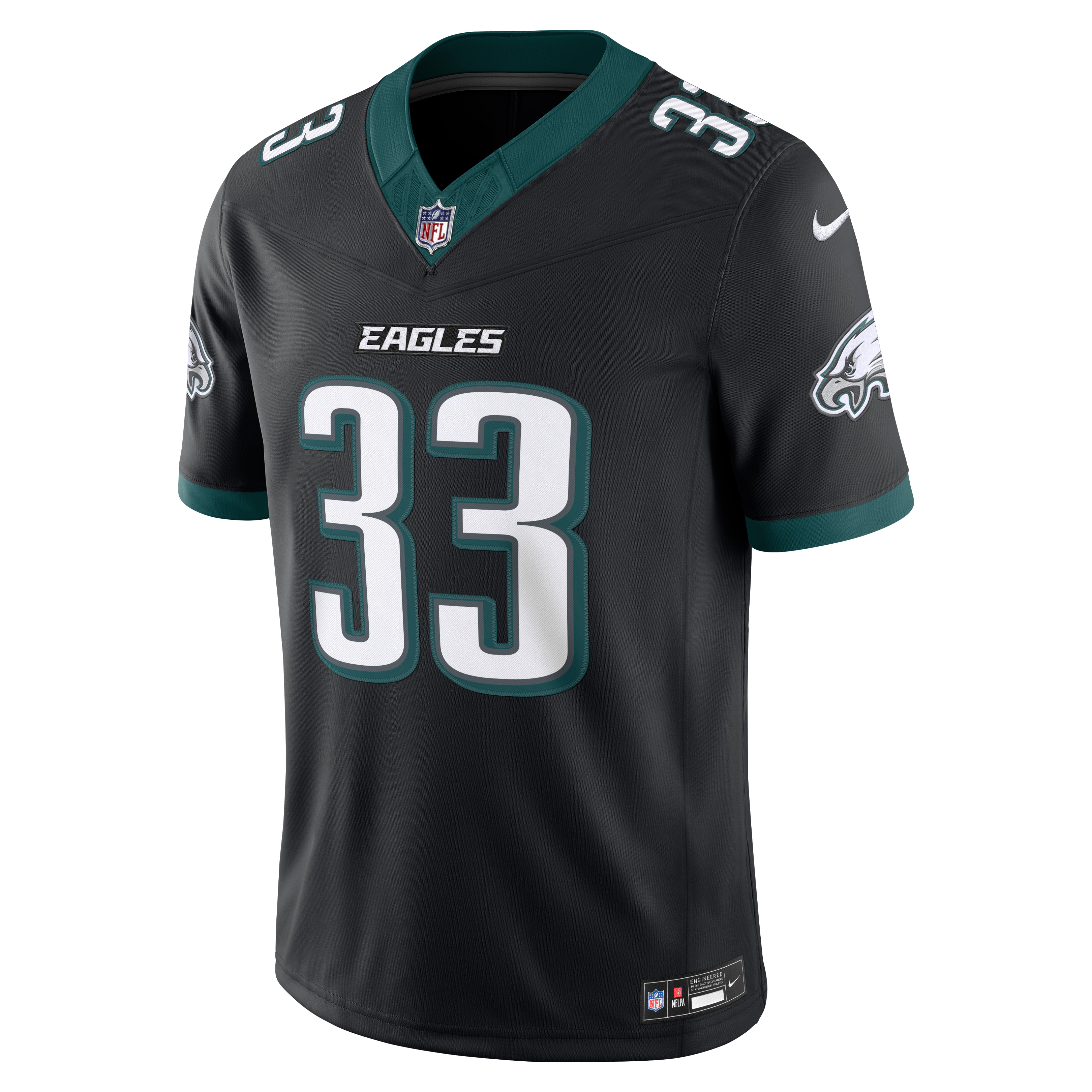 Men's Nike Cooper DeJean Midnight Green Philadelphia Eagles Team Vapor F.U.S.E. Stitched Limited Jersey