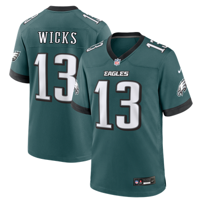 Dontayvion Wicks Philadelphia Eagles Nike Team Game Jersey - Midnight Green