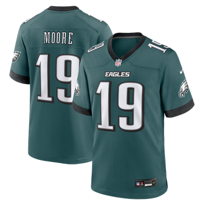 Elijah Moore Philadelphia Eagles Nike Team Game Jersey - Midnight Green