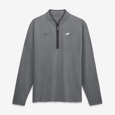  Philadelphia Eagles Nike Dri-FIT Victory Half-Zip Pullover - Gray
