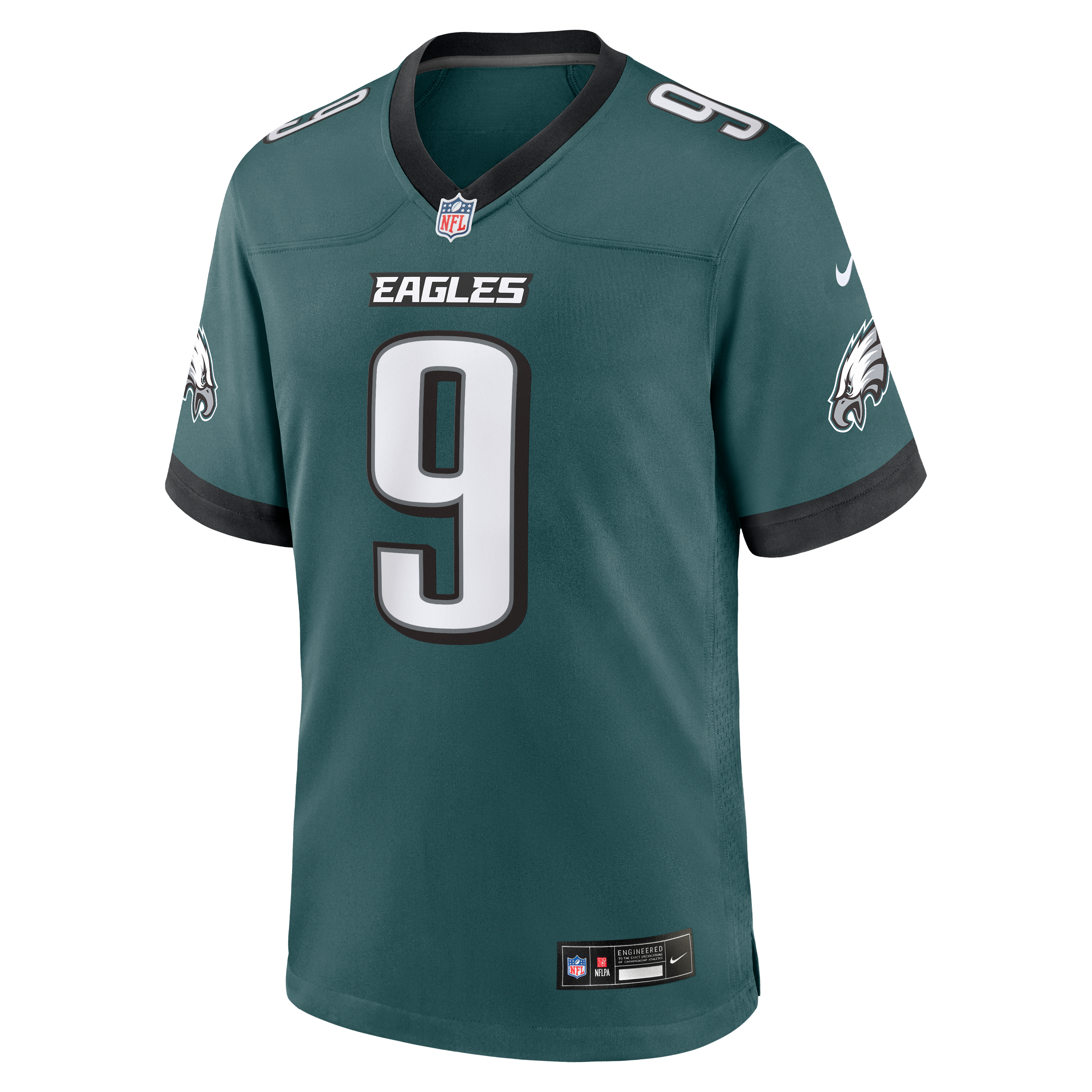 Maillot de match Nike vert Philadelphia Eagles Makai Lemon pour homme