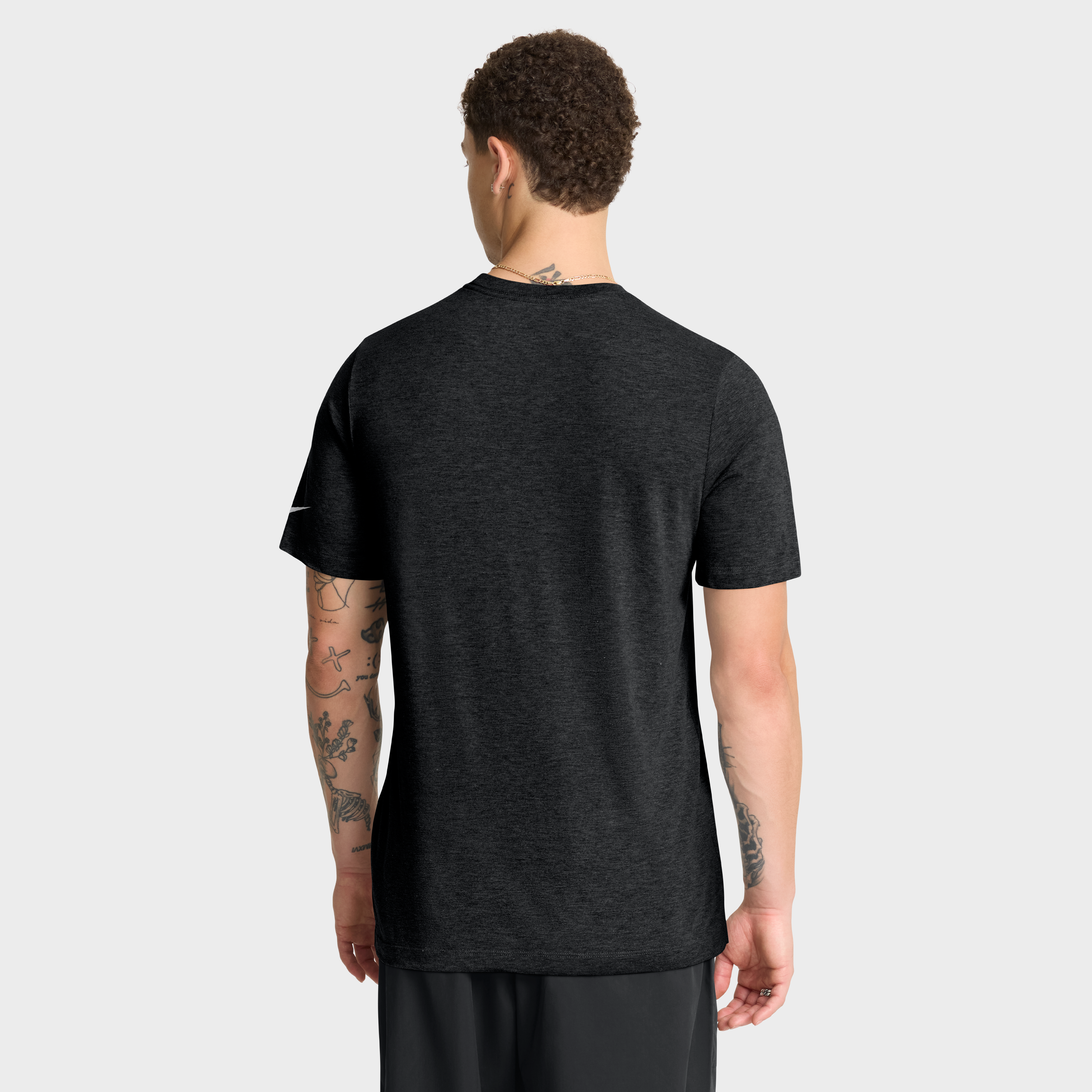 Men's Nike Heather Black Philadelphia Eagles Believe The Game Tri-Blend T-Shirt