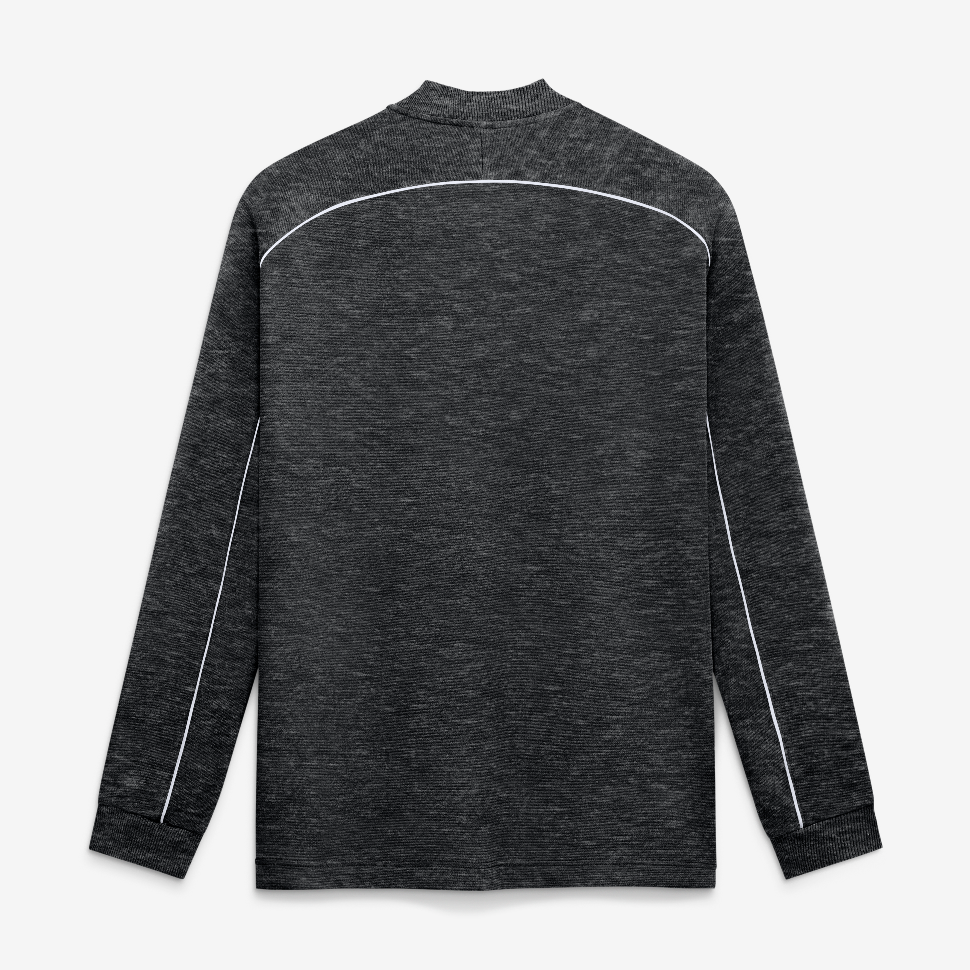 Pull-over Nike Philadelphia Eagles Par Raglan Tri-Blend Therma-FIT à demi-zip, noir chiné, pour homme