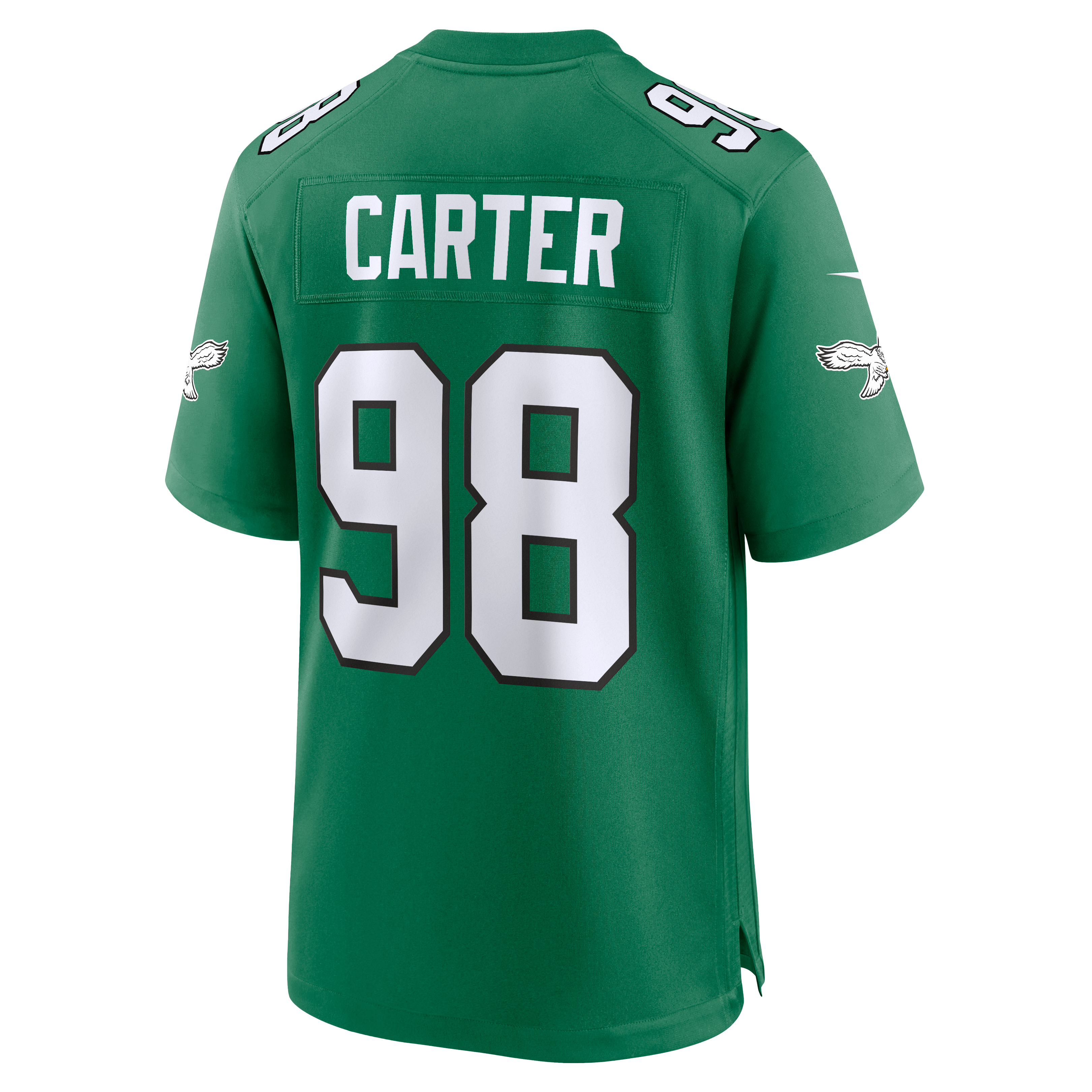 Men's Nike Jalen Carter Kelly Green Philadelphia Eagles Alternate Game Jersey