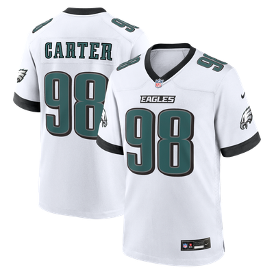 Jalen Carter Philadelphia Eagles Nike Game Jersey - White