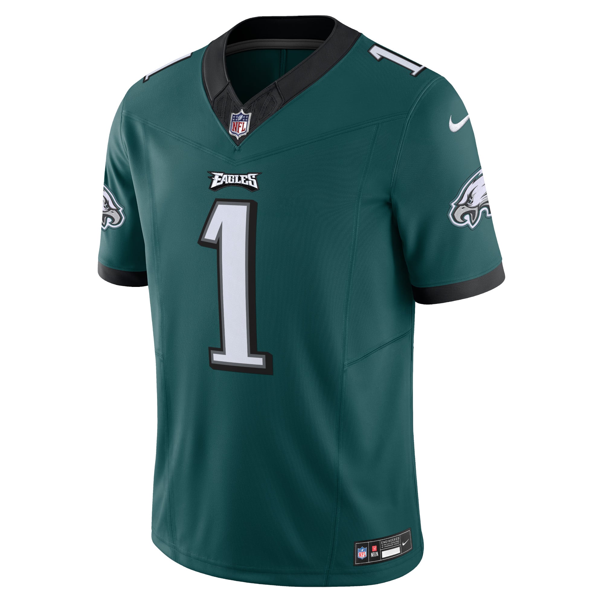 Nike Jalen Hurts Vert pour hommes Philadelphia Eagles Vapor F.U.S.E. Maillot limité