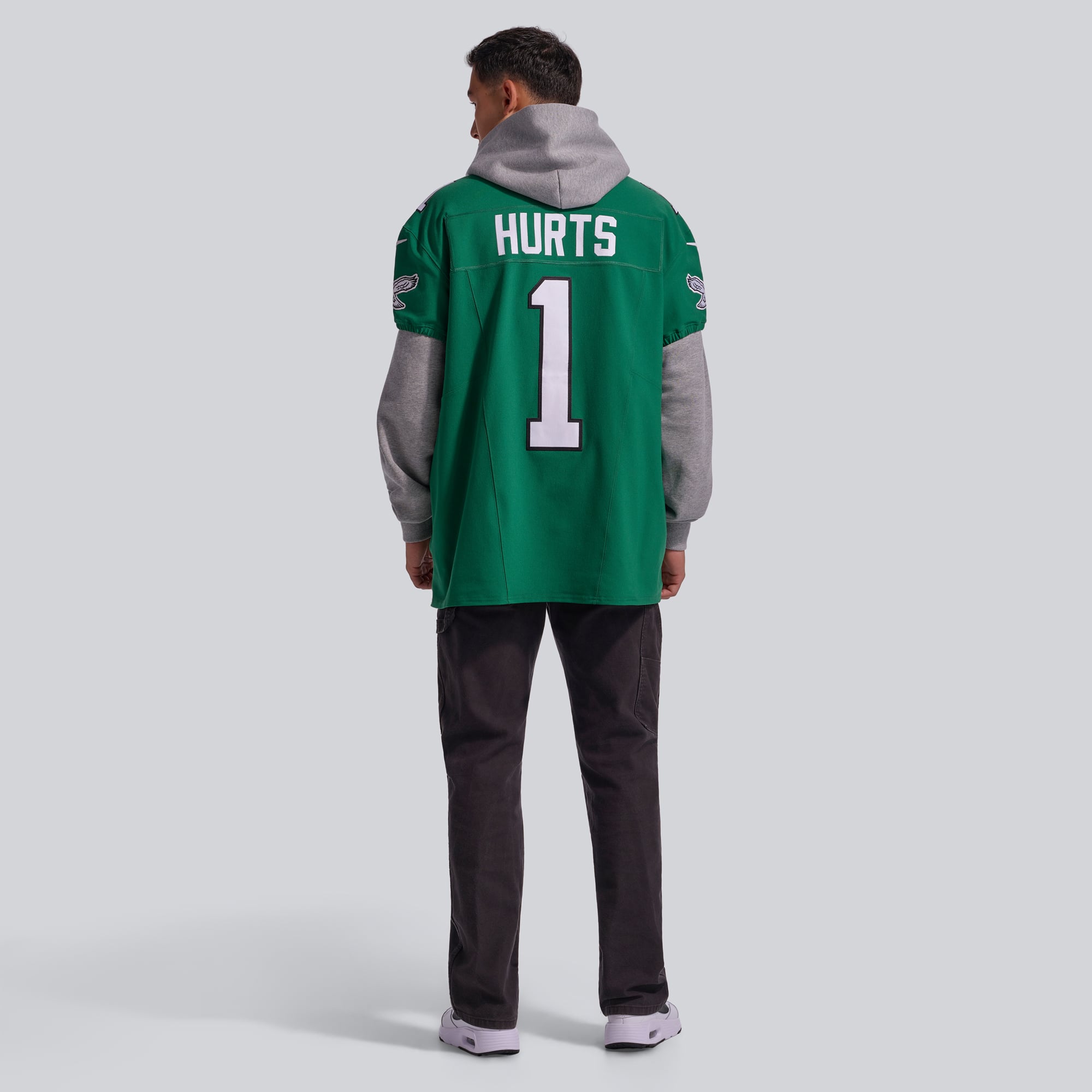 Men's Nike Jalen Hurts Midnight Green Philadelphia Eagles Team Vapor F.U.S.E. Elite Jersey