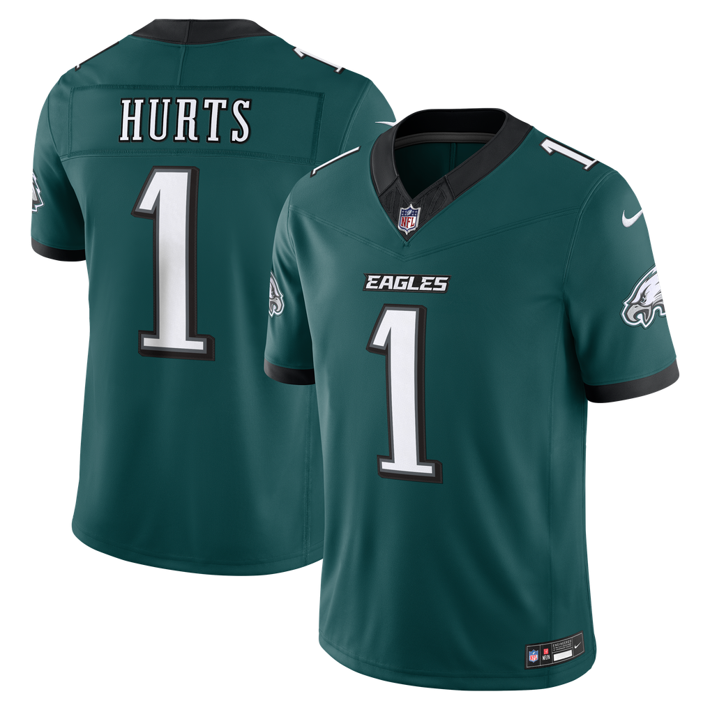 Jalen Hurts Philadelphia Eagles Nike Team Vapor F.U.S.E. Stitched ...