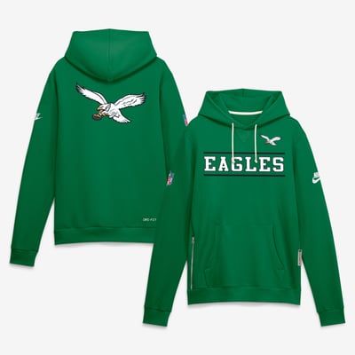 Philadelphia Eagles Nike Alt Sideline Standard Issue Dri-FIT Hoodie - Kelly Green