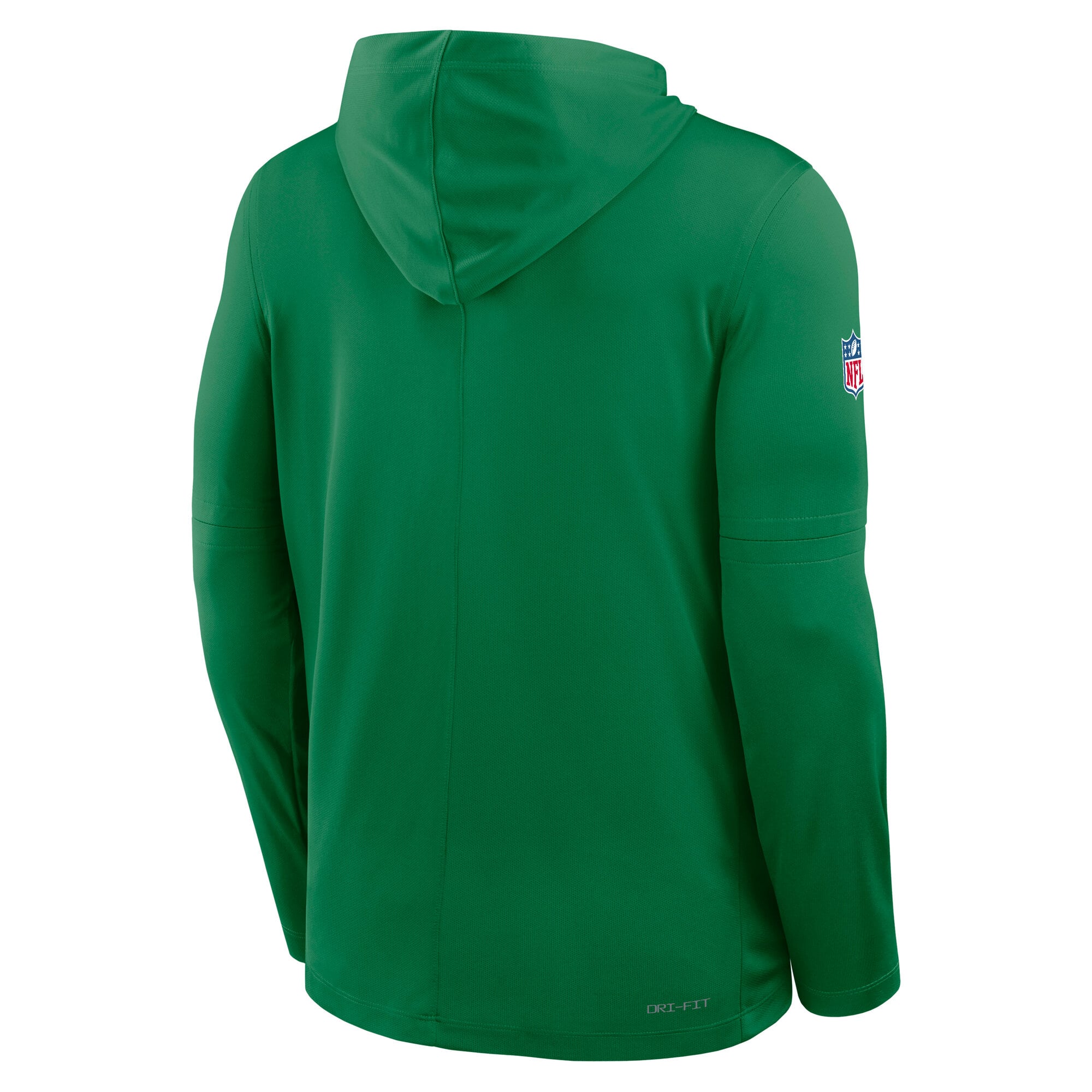 Men's Nike Kelly Green Philadelphia Eagles Big & Tall Sideline Place Kicker Alternate Lightweight Hooded Long Sleeve Dri-FIT Top