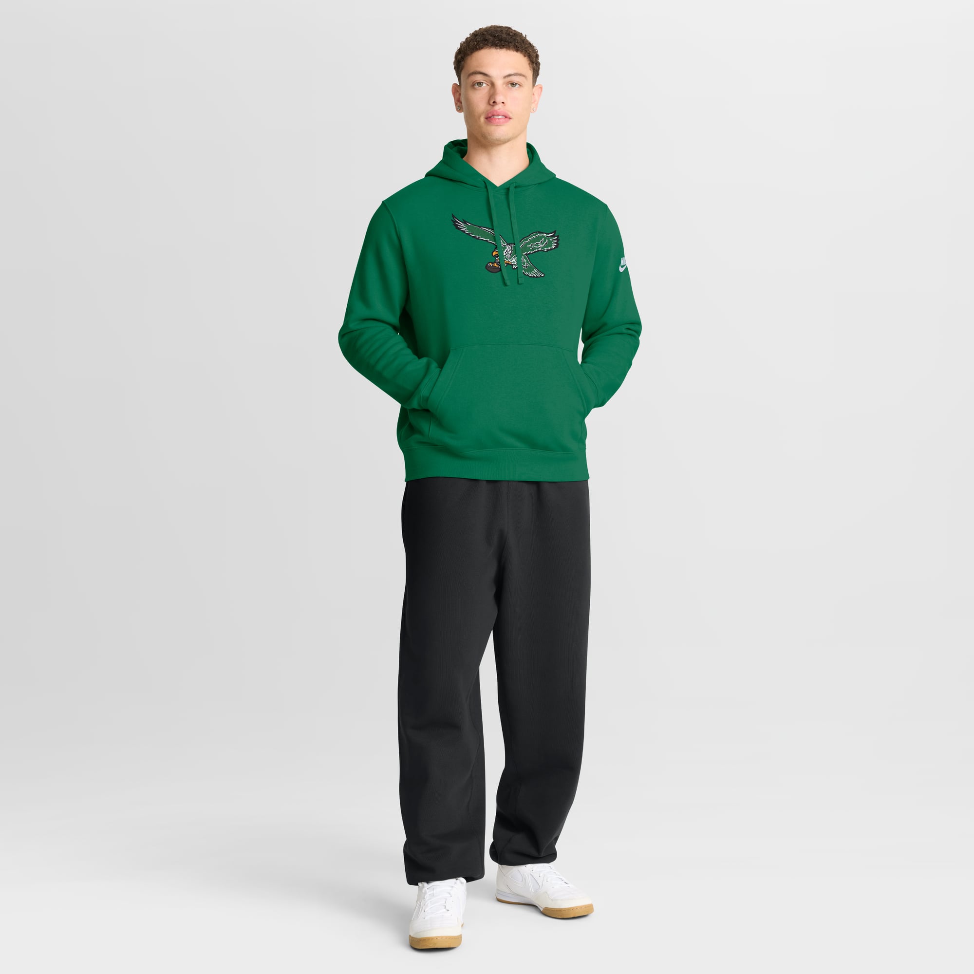 Men's Nike Kelly Green Philadelphia Eagles Club Fleece Pullover Hoodie