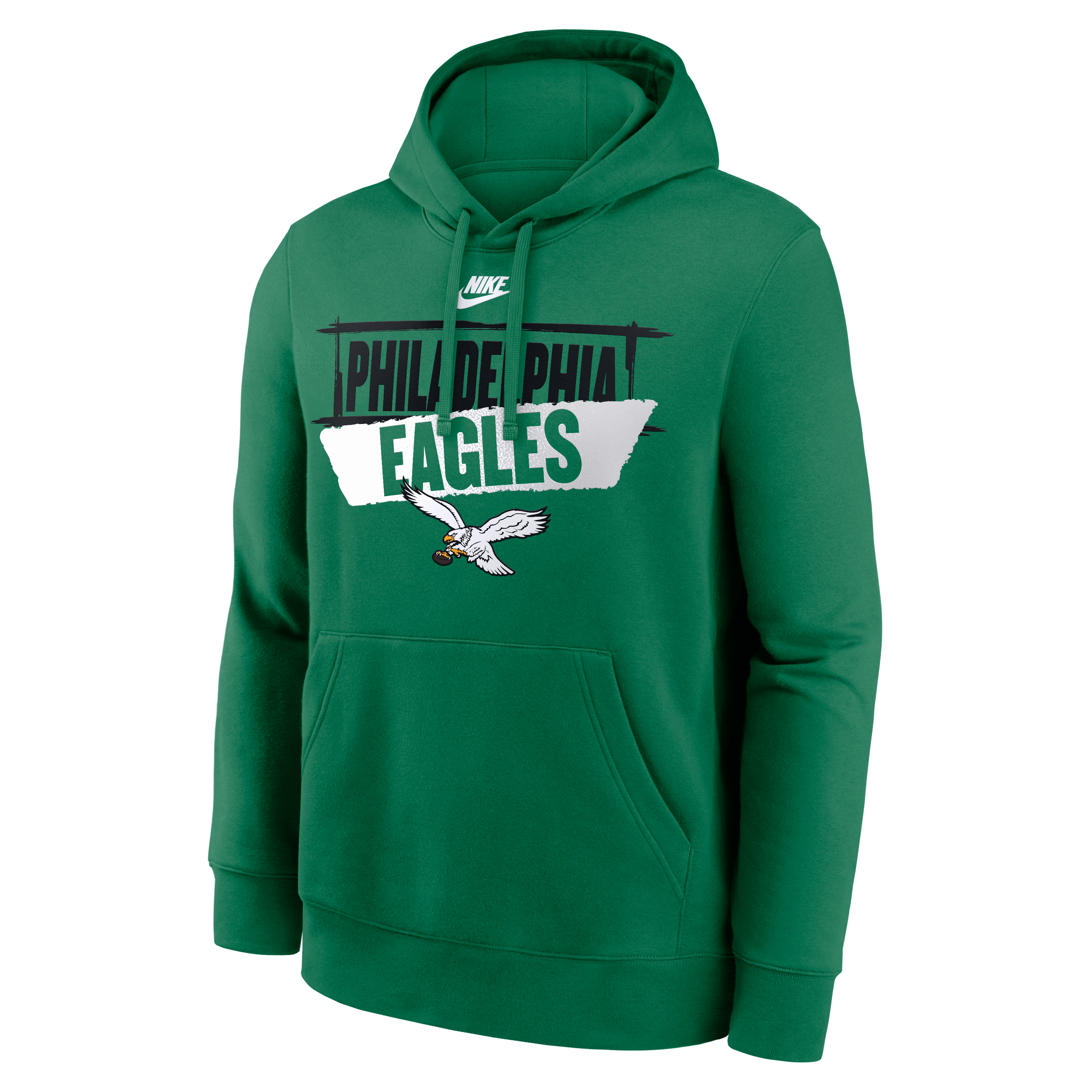 Men's Nike Kelly Green Philadelphia Eagles Rewind Club Hoodie