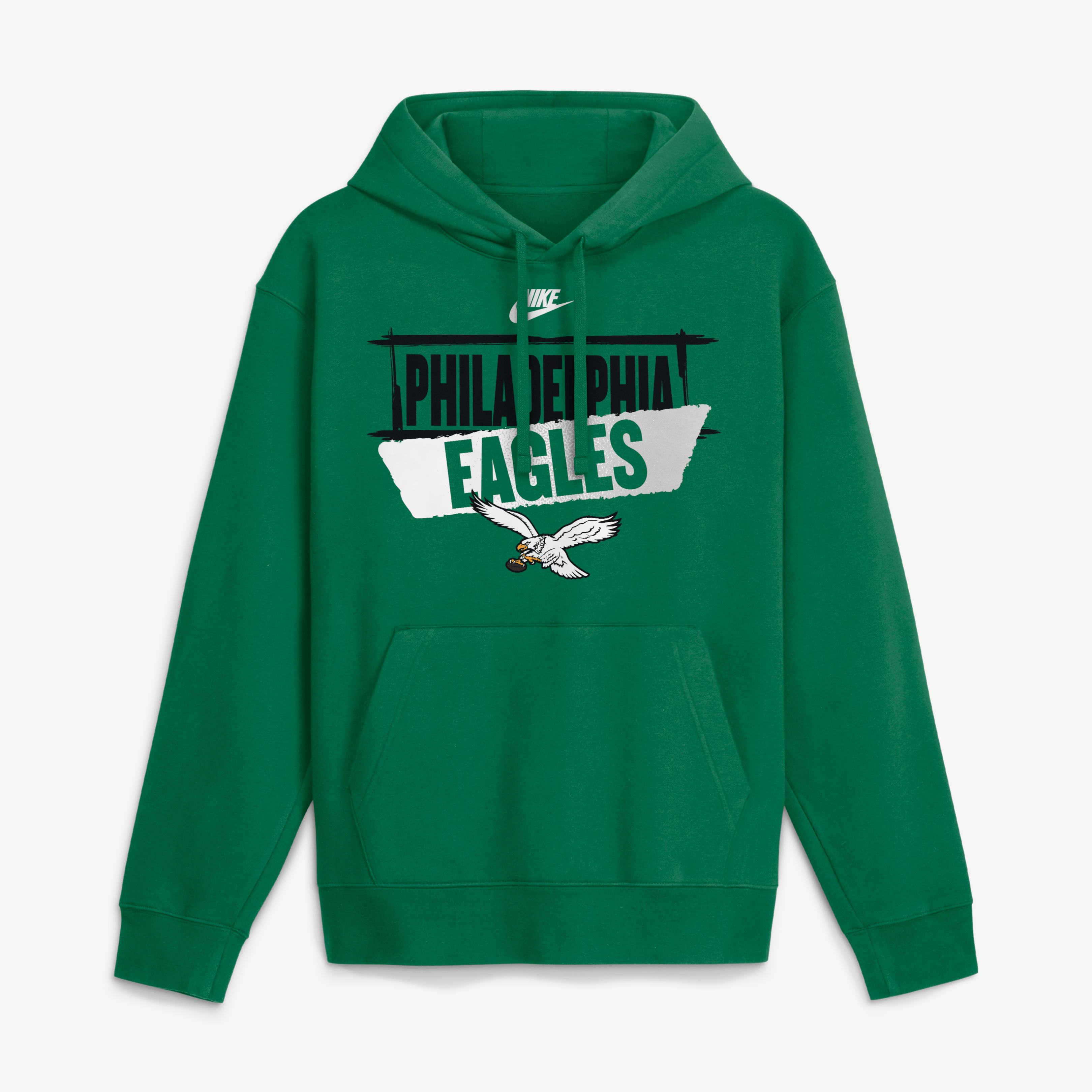 Men's Nike Kelly Green Philadelphia Eagles Rewind Club Hoodie