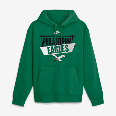 Philadelphia Eagles Nike Rewind Club Hoodie - Kelly Green