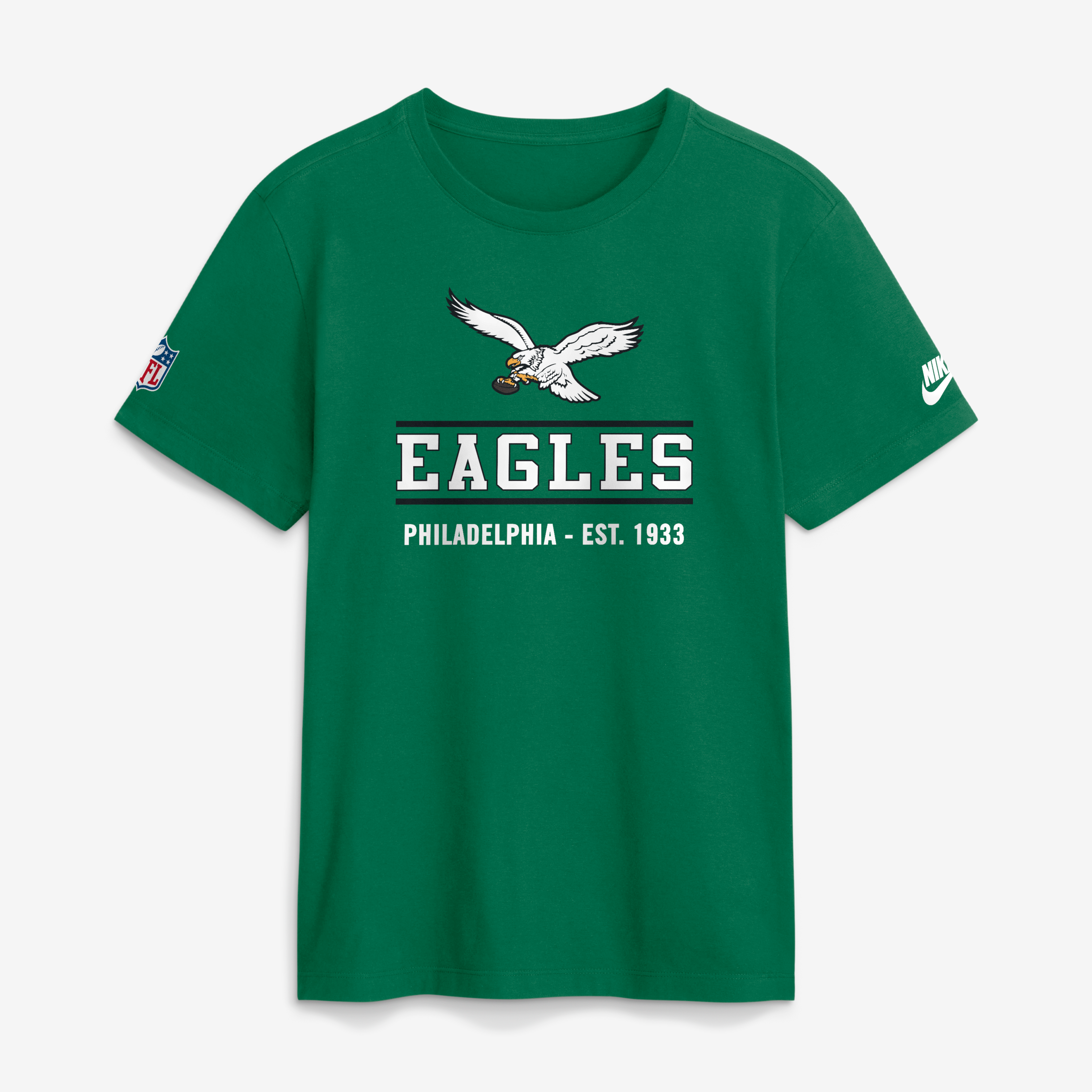 Men's Nike Kelly Green Philadelphia Eagles Sideline Alternate Final Sprint Dri-FIT T-Shirt