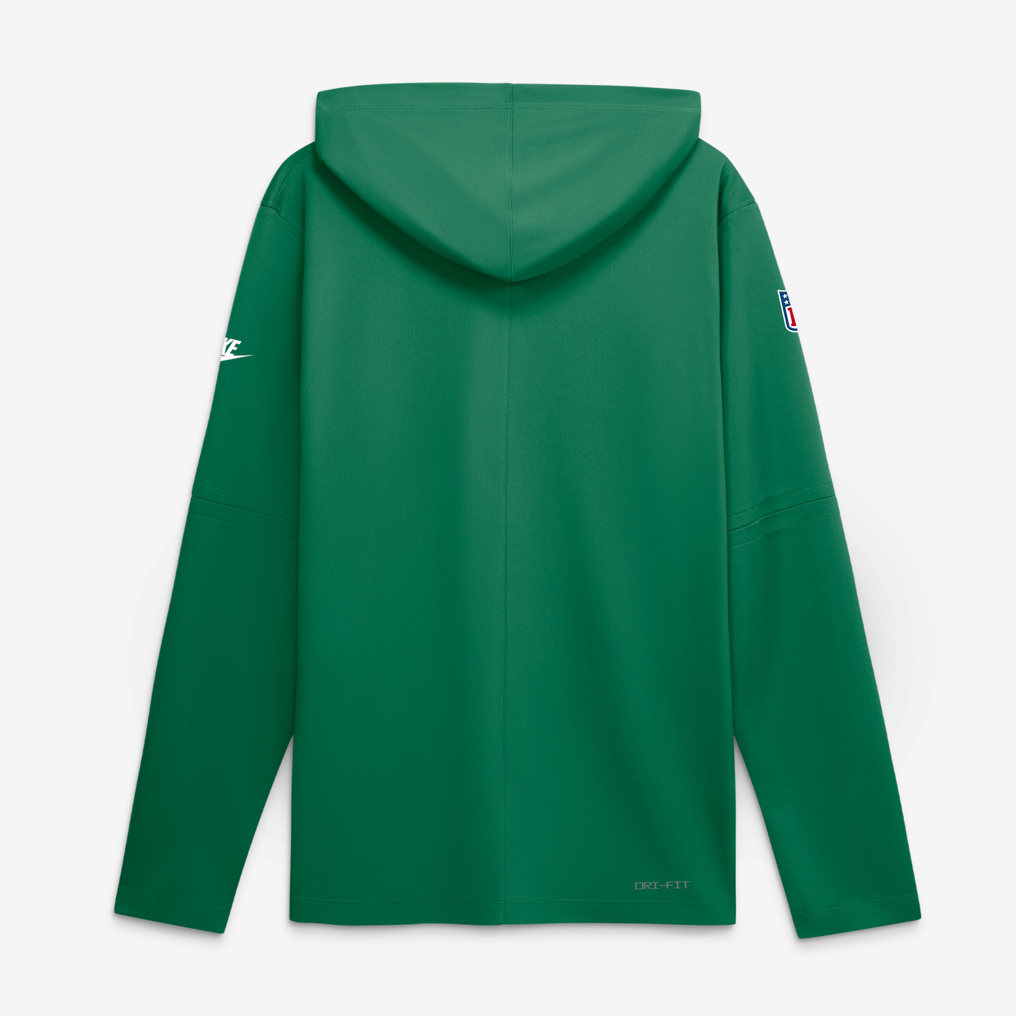 Men's Nike Kelly Green Philadelphia Eagles Sideline Alternate Lightweight Long Sleeve Hooded Dri-FIT T-Shirt
