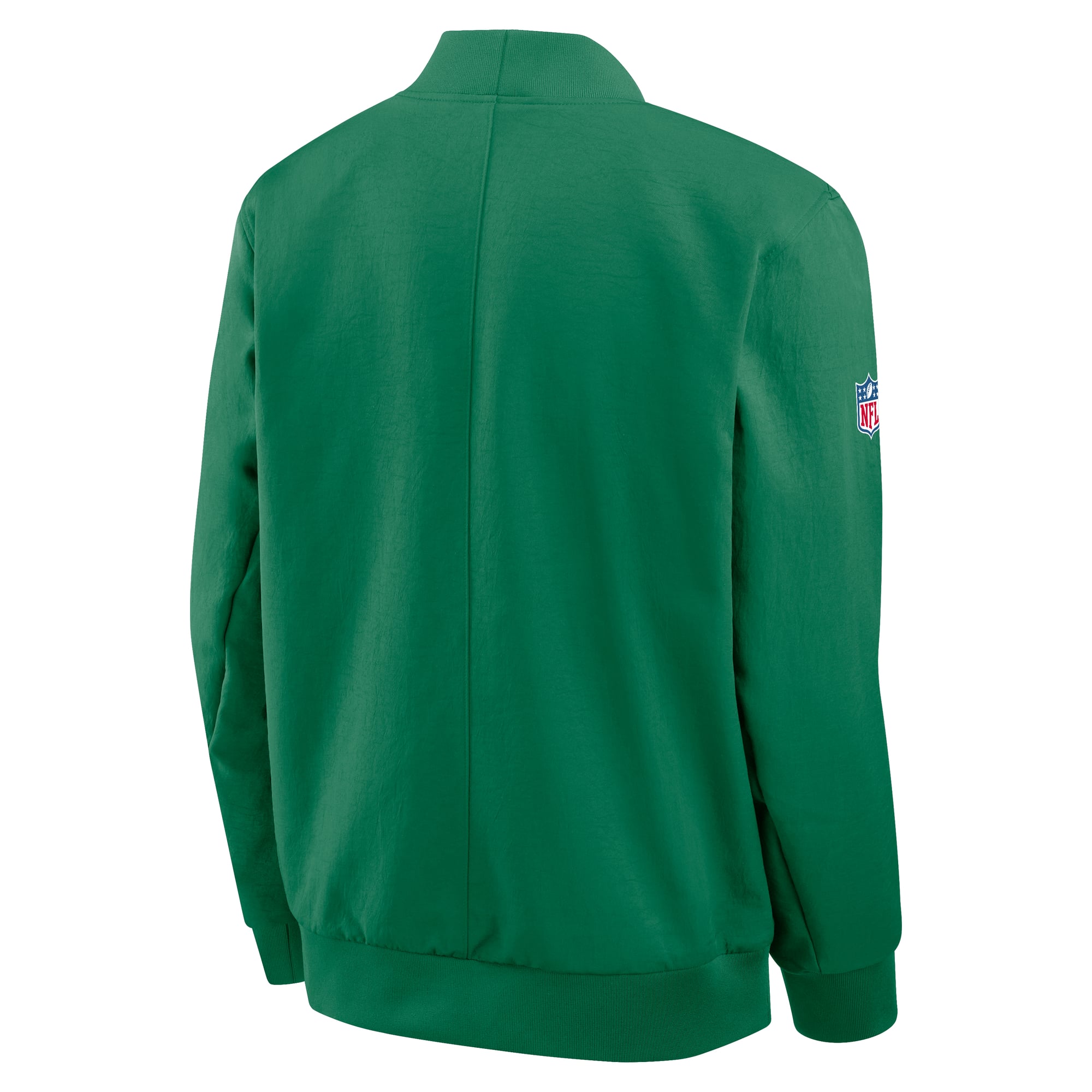 Men's Nike Kelly Green Philadelphia Eagles Sideline Powerful Blocking Full-Zip Dri-FIT Bomber Jacket