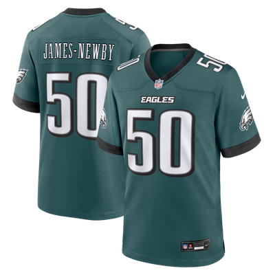 Keyshawn James-Newby Philadelphia Eagles Nike Team Game Jersey - Midnight Green