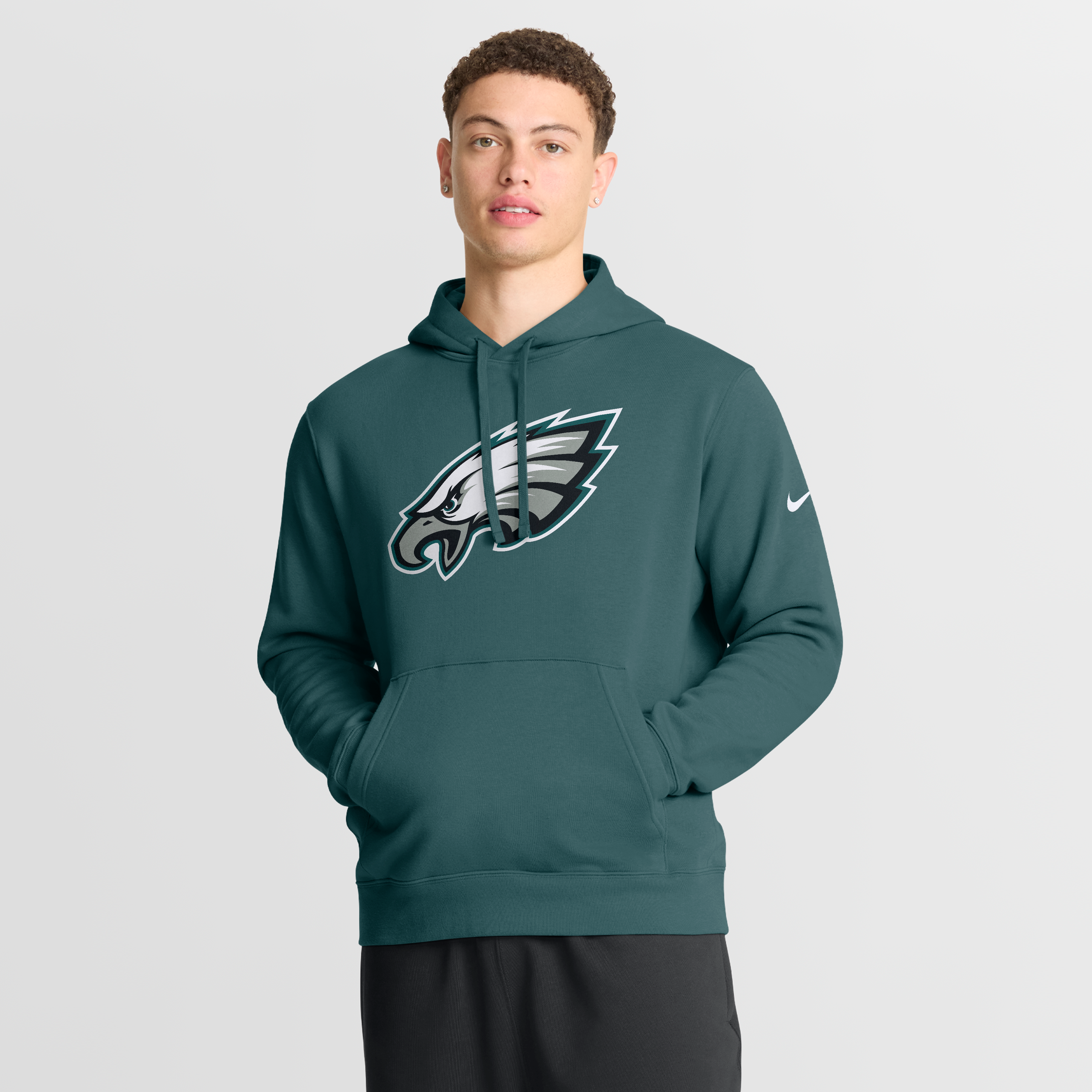 Men's Nike Midnight Green Philadelphia Eagles Club Fleece Pullover Hoodie