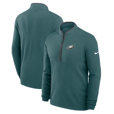 Philadelphia Eagles Nike Dri-FIT Victory Half-Zip Pullover - Midnight Green