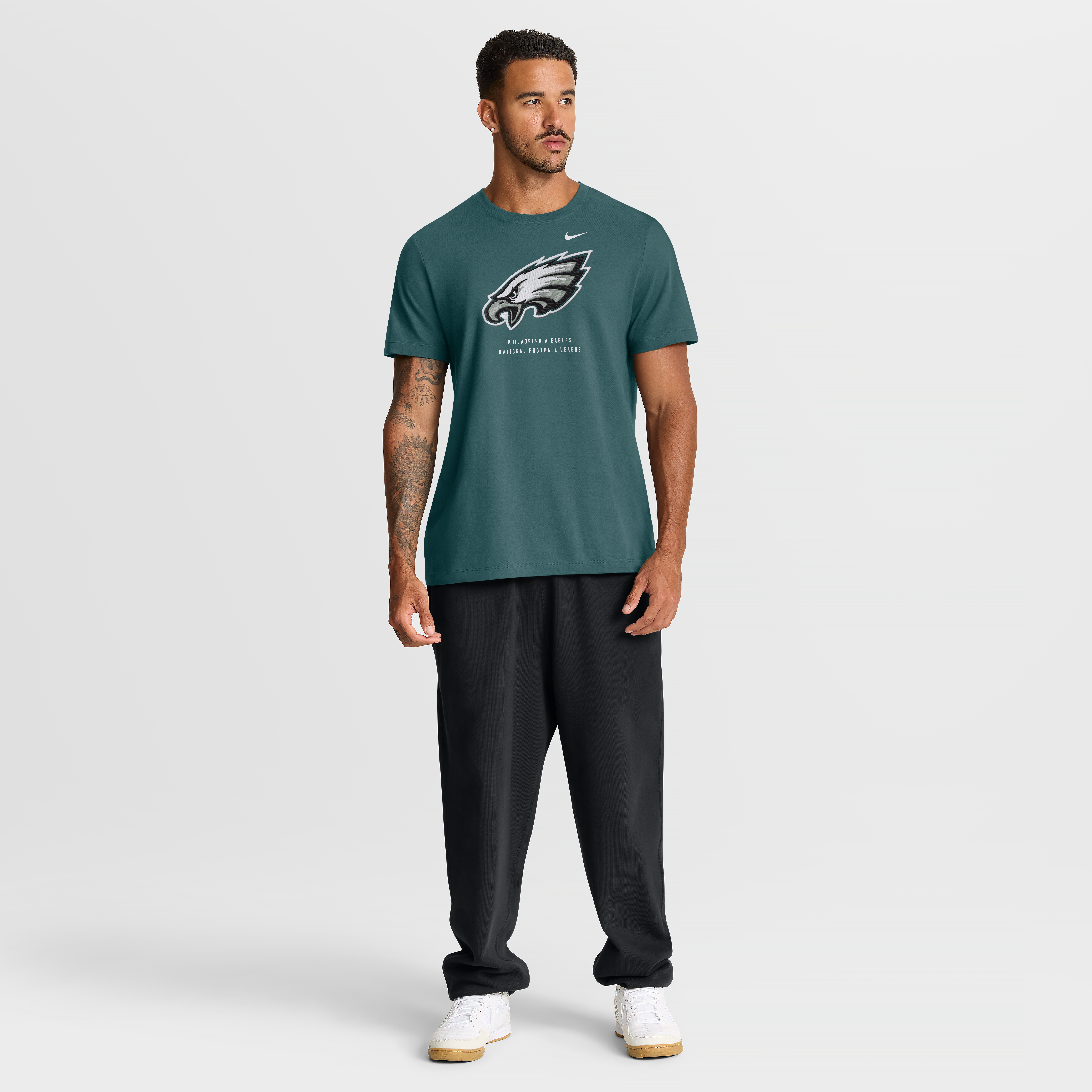 T-shirt Nike vert nuit pour homme, Philadelphia Eagles, propriété de