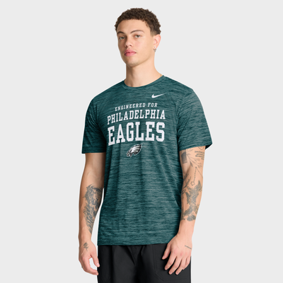 Philadelphia Eagles Nike Velocity Dri-FIT T-Shirt - Midnight Green