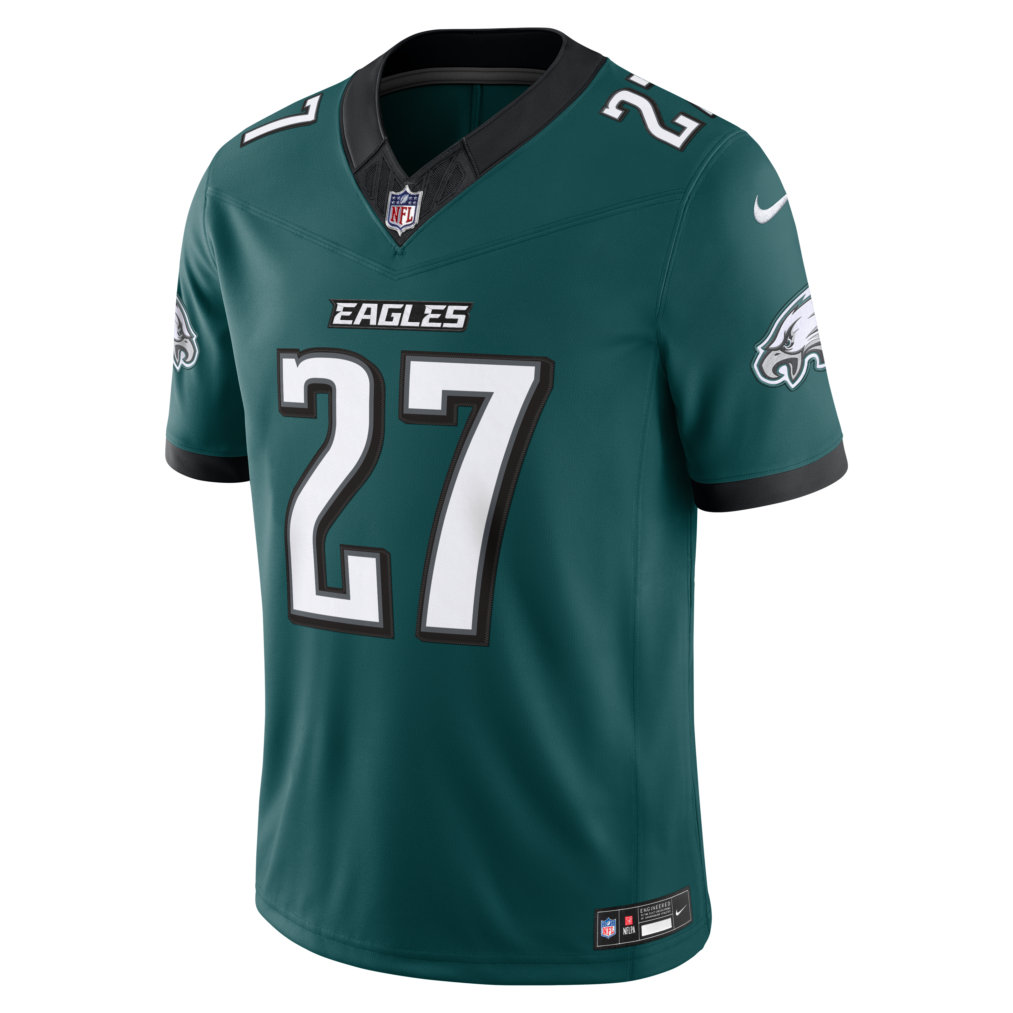Men's Nike Quinyon Mitchell Midnight Green Philadelphia Eagles Team Vapor F.U.S.E. Stitched Limited Jersey