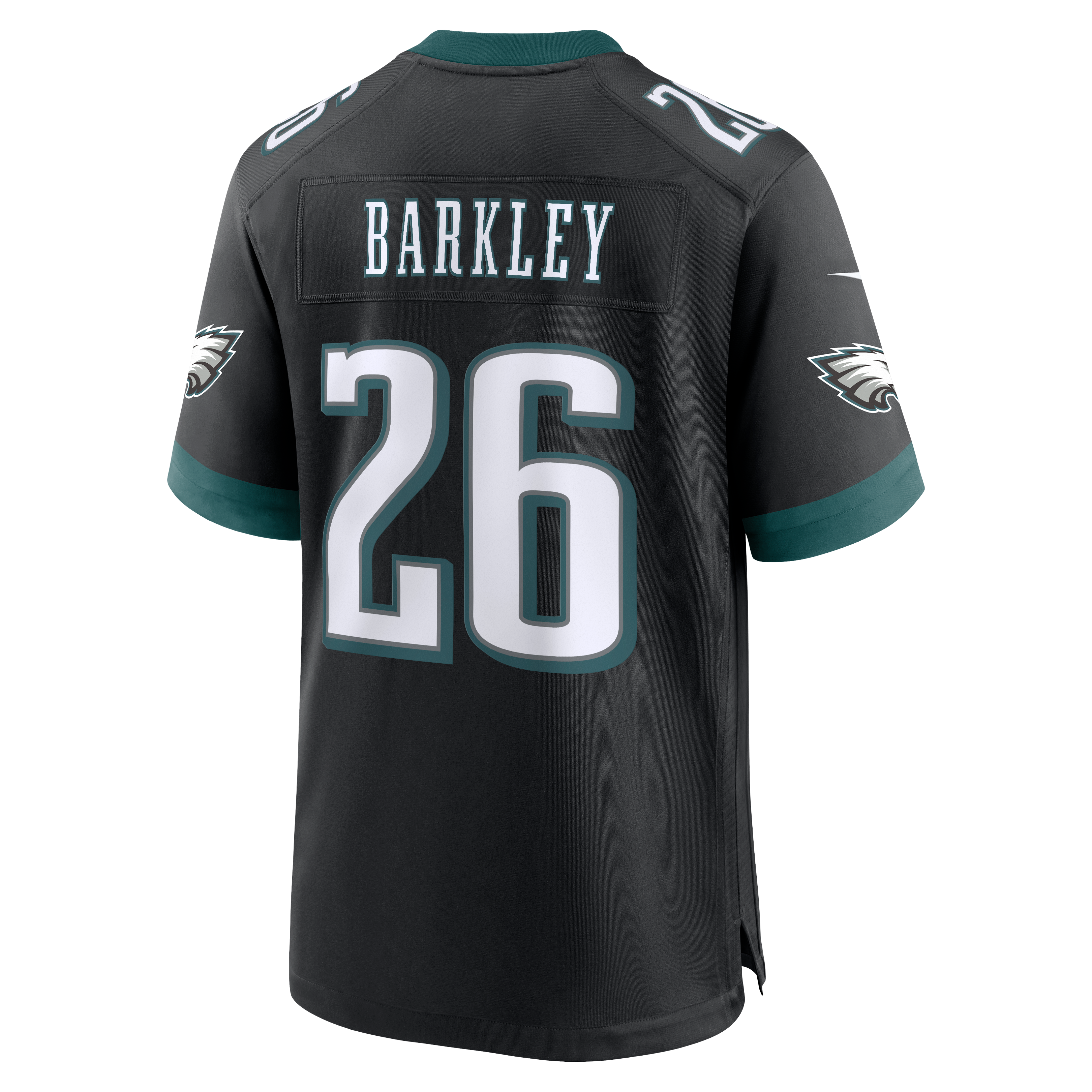 Maillot de match alternatif Nike Saquon Barkley Kelly Green Philadelphia Eagles pour homme