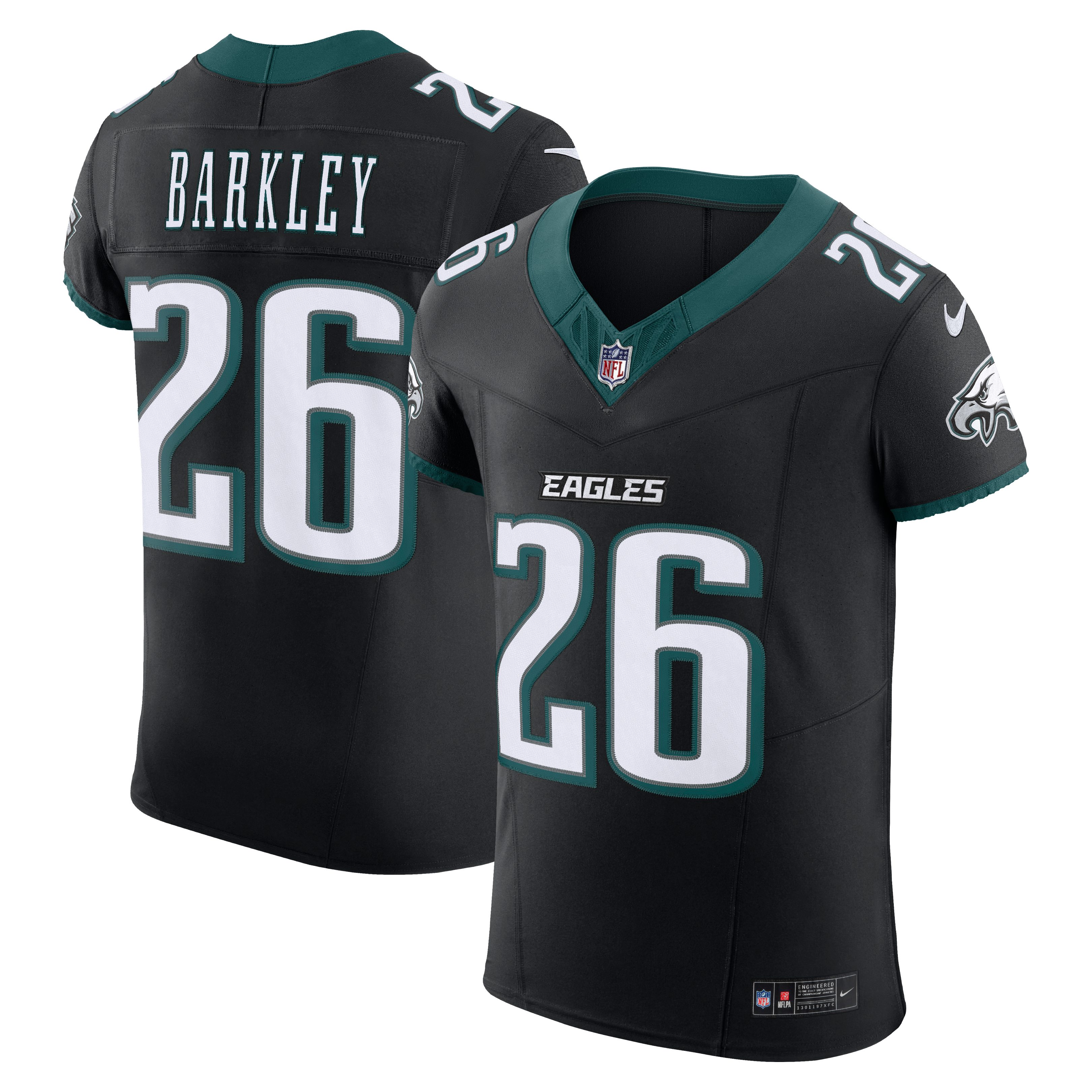 Maillot Nike Saquon Barkley noir alternatif Philadelphia Eagles pour homme