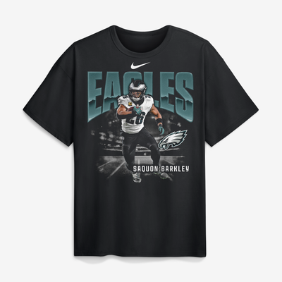 Saquon Barkley Philadelphia Eagles Nike Player Graphic Max90 T-Shirt - Black