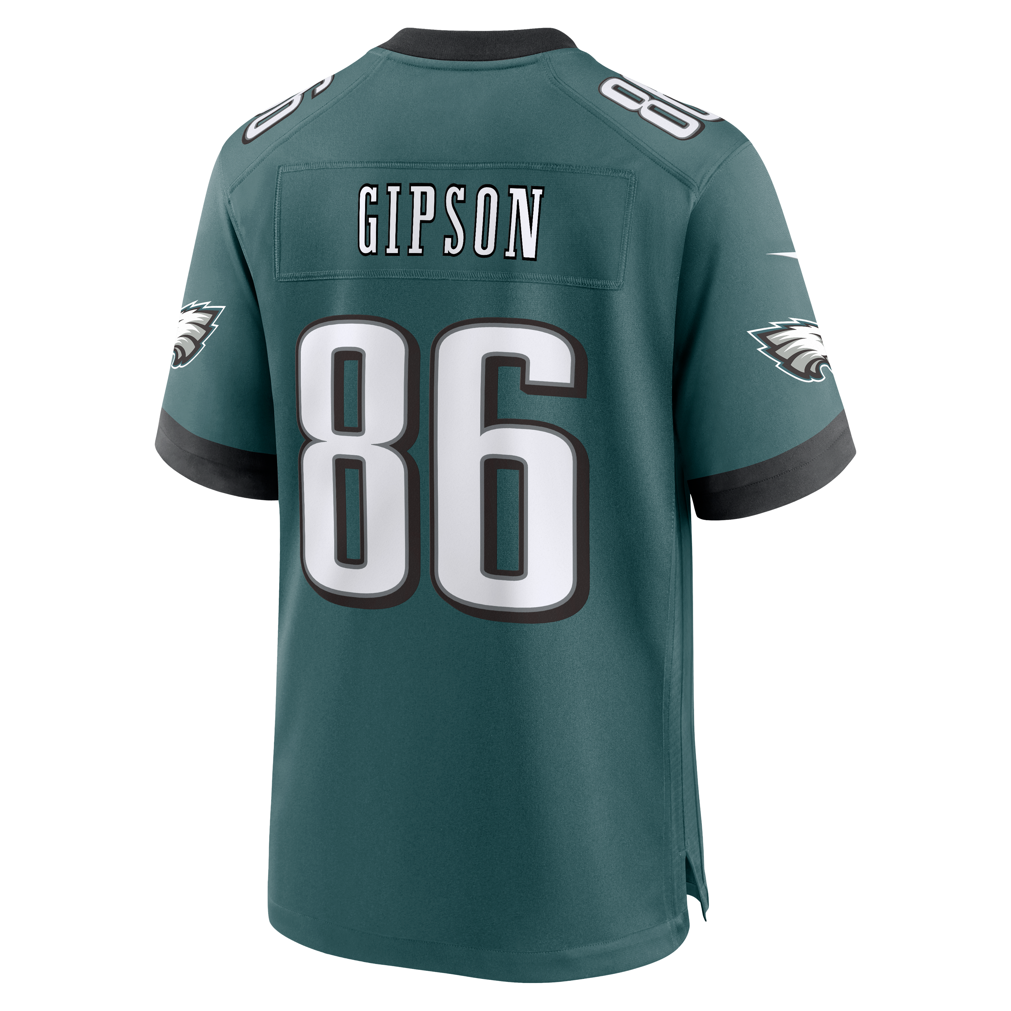 Men's Nike Xavier Gipson Midnight Green Philadelphia Eagles Team Game Jersey