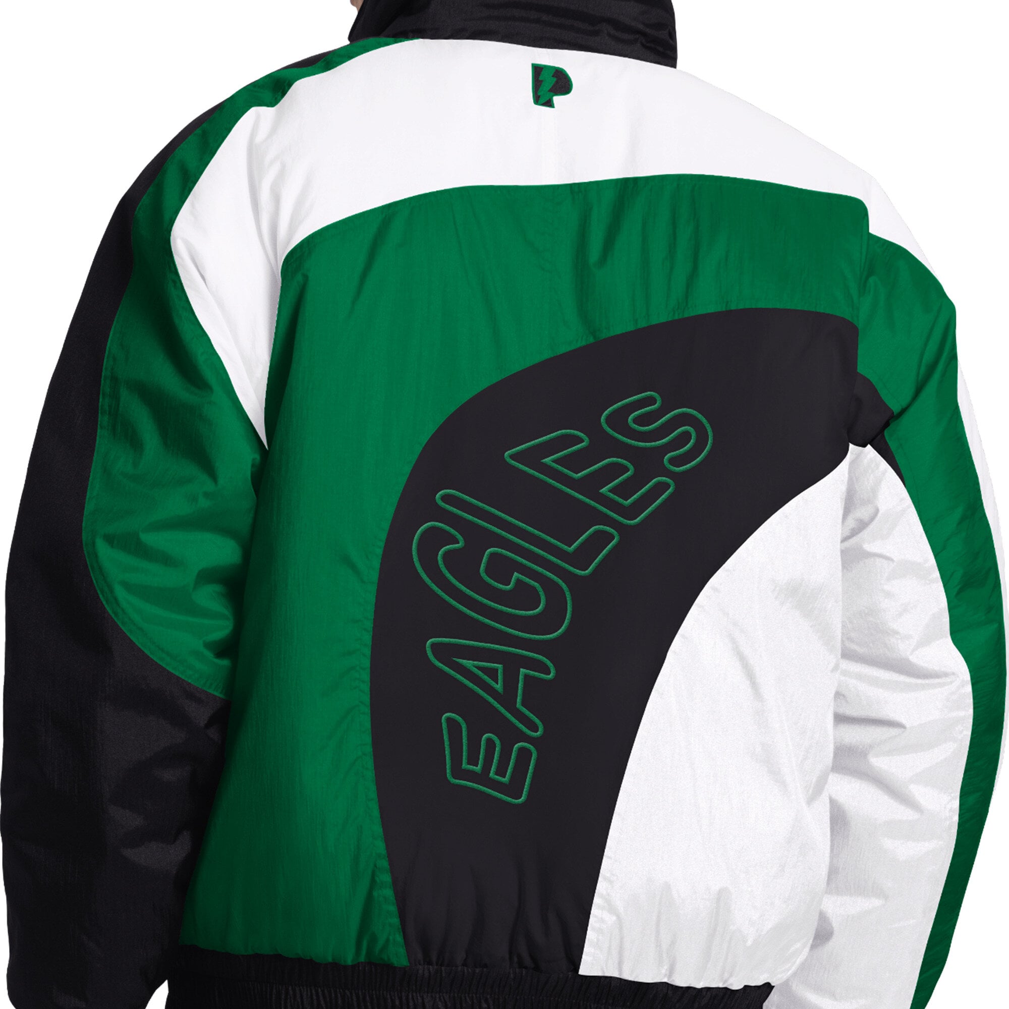 Veste zippée intégrale blanche Philadelphia Eagles Wave pour homme, style professionnel