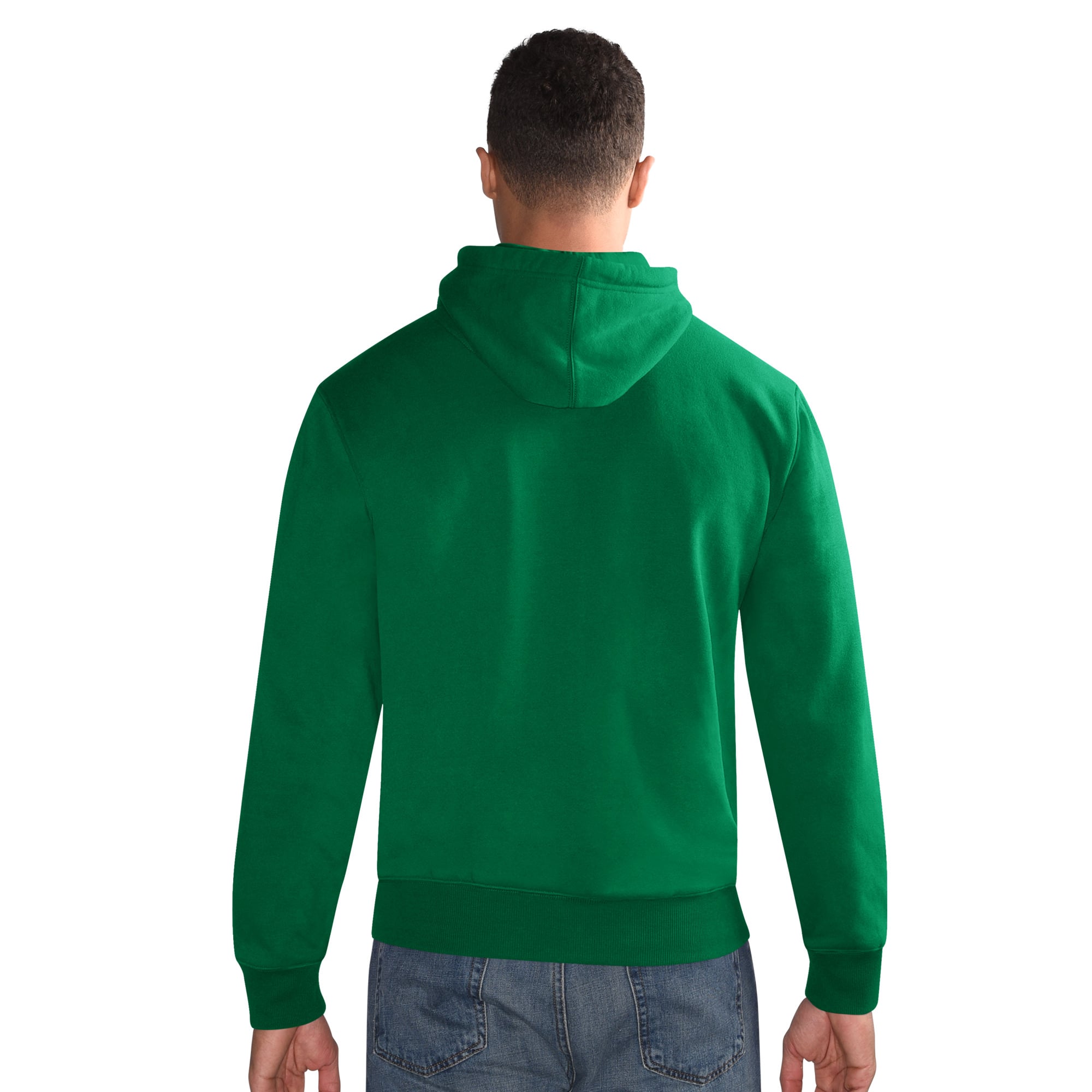 Men's Starter  Green Philadelphia Eagles Hoodie and Cuffed Knit Hat Combo Pack