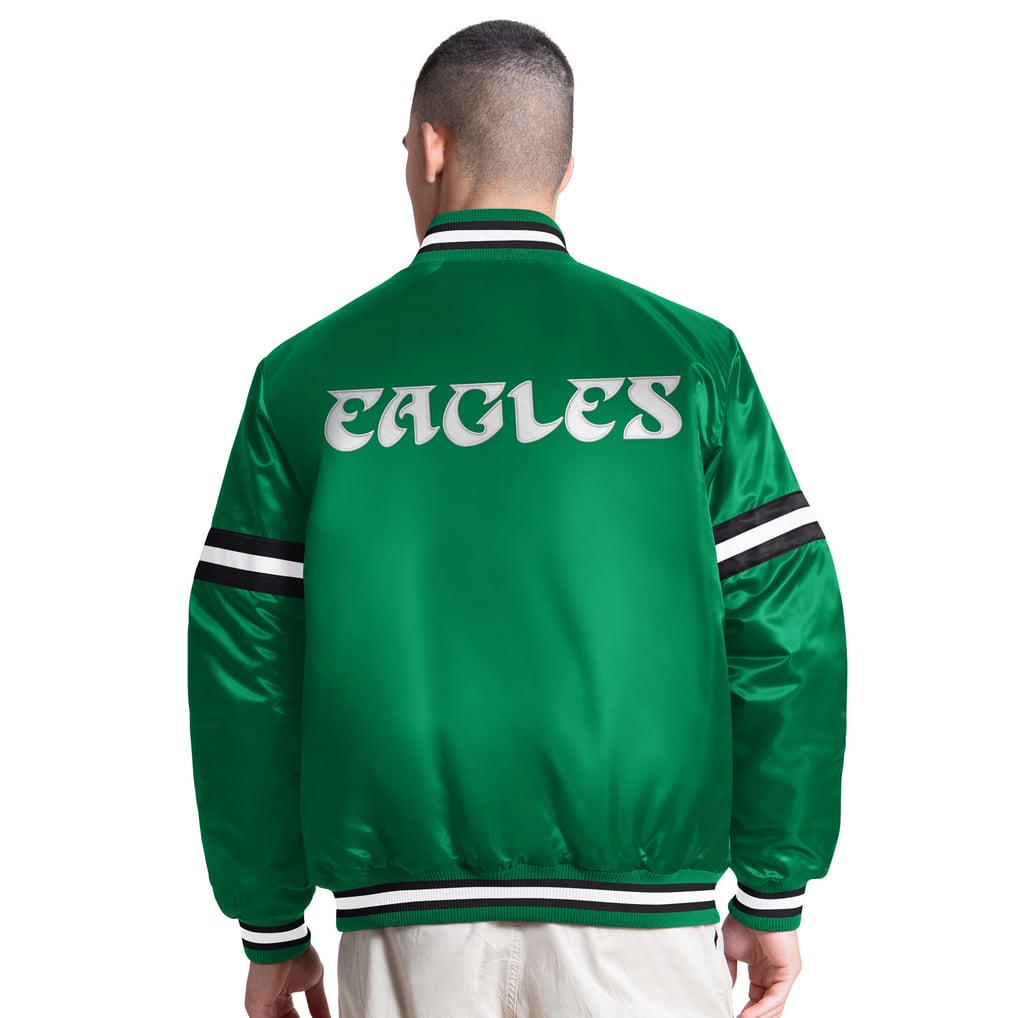 Philadelphia Eagles Starter Courtside Varsity Retro Logo Full Snap ...