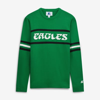 Philadelphia Eagles Starter Player Sweater - Kelly Green