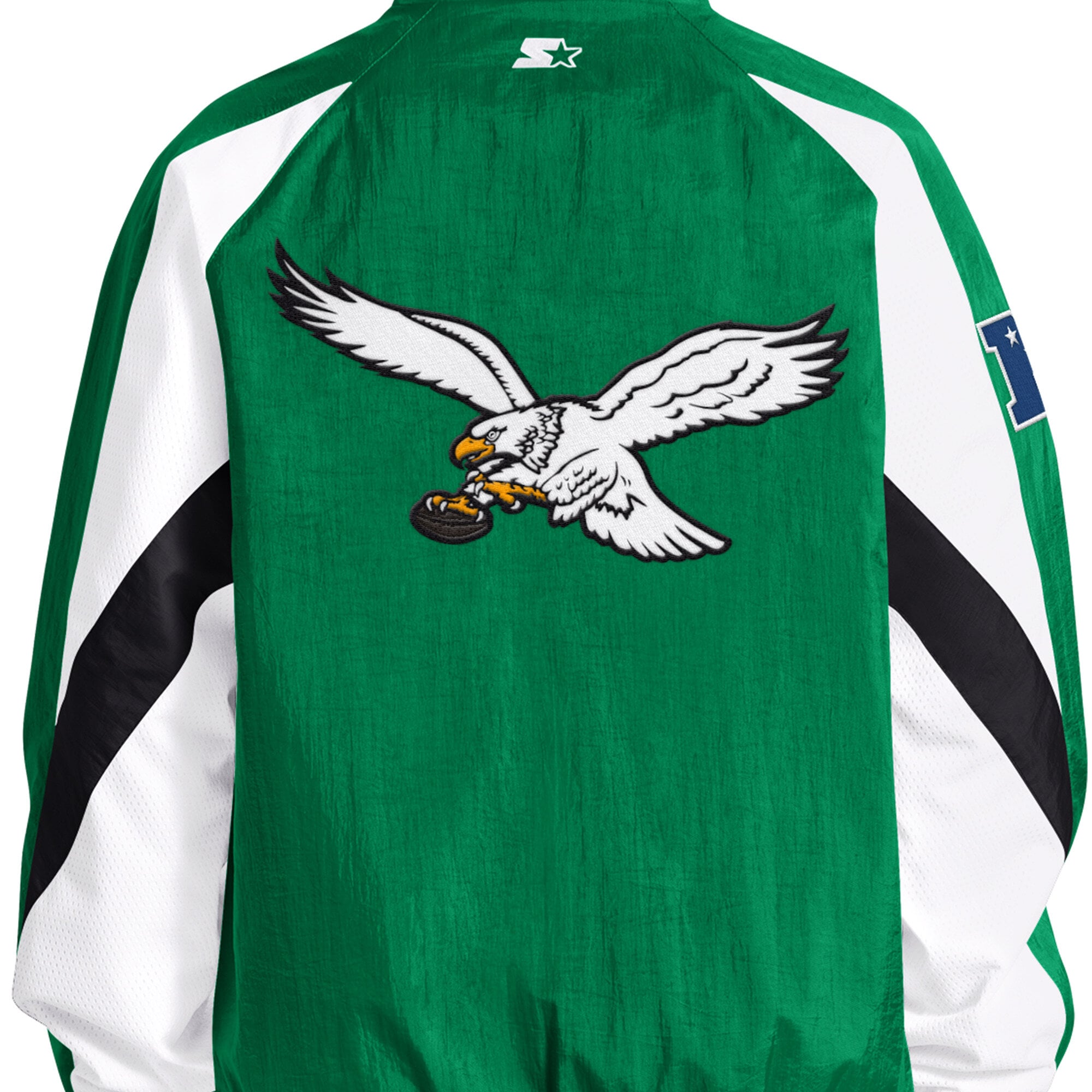 Veste zippée intégrale Starter Kelly Green Philadelphia Eagles pour homme