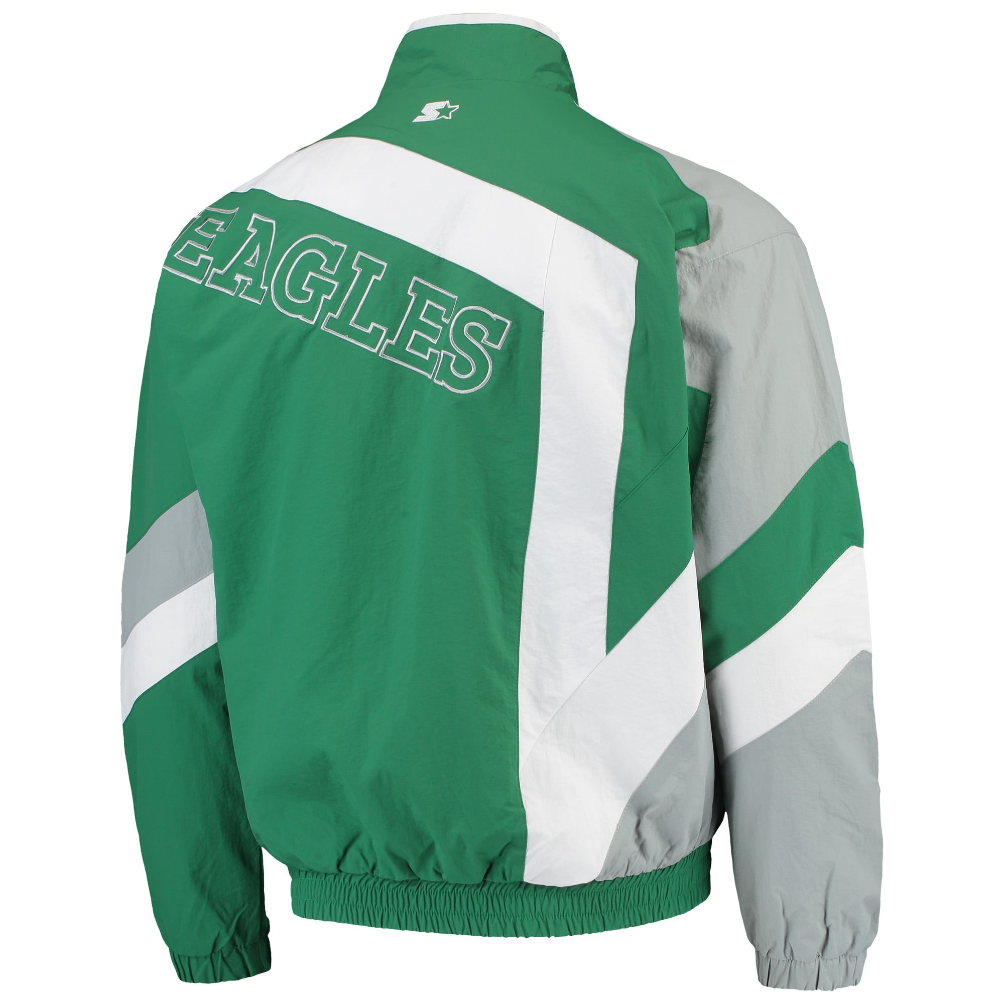 Men's Starter Kelly Green/White Philadelphia Eagles Throwback Star