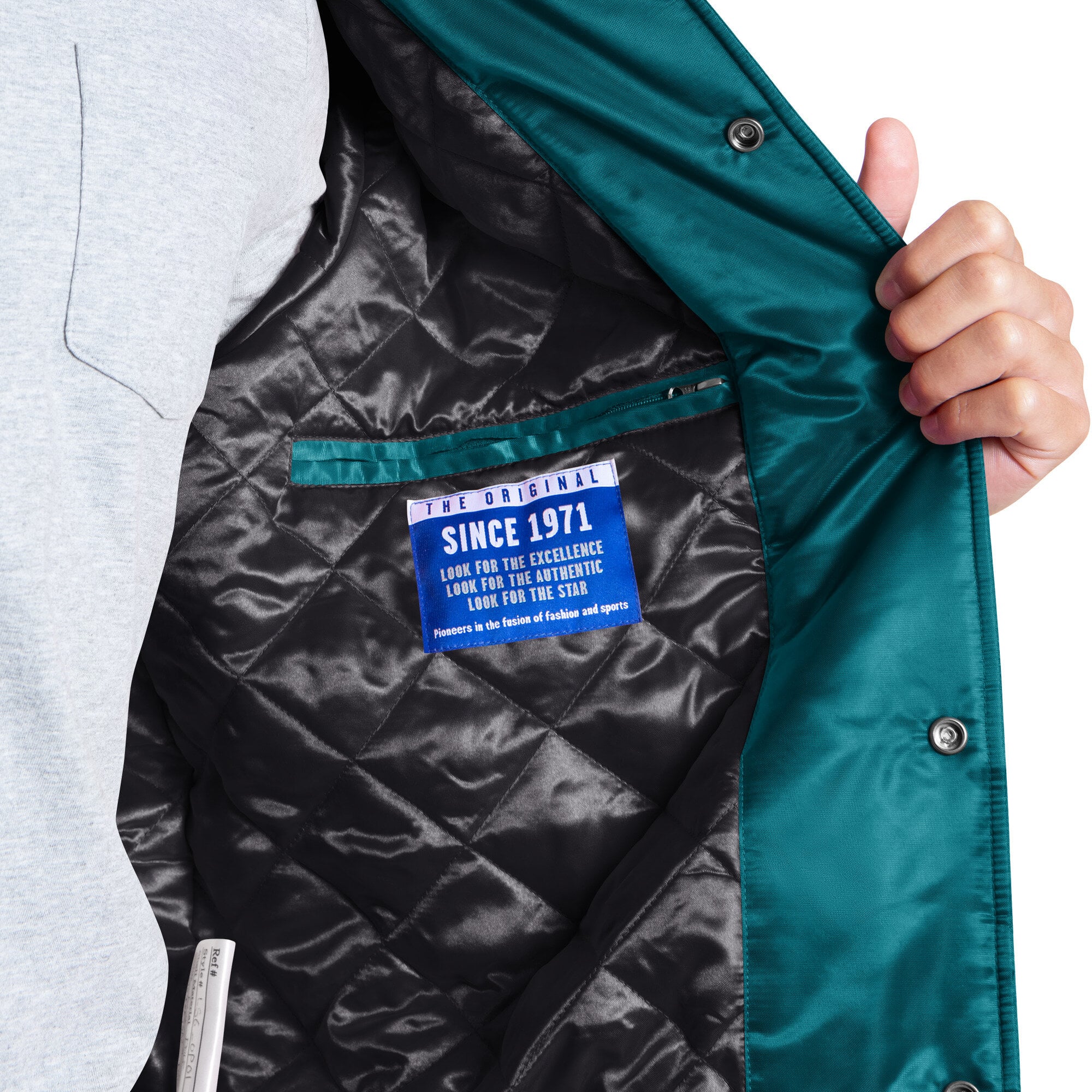 Veste universitaire Starter Midnight Green Philadelphia Eagles Courtside à boutons-pression pour homme