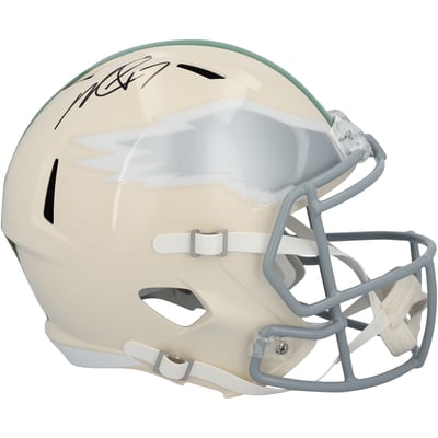 Michael Vick Philadelphia Eagles Autographed Fanatics Authentic Riddell Retro Speed Replica Helmet