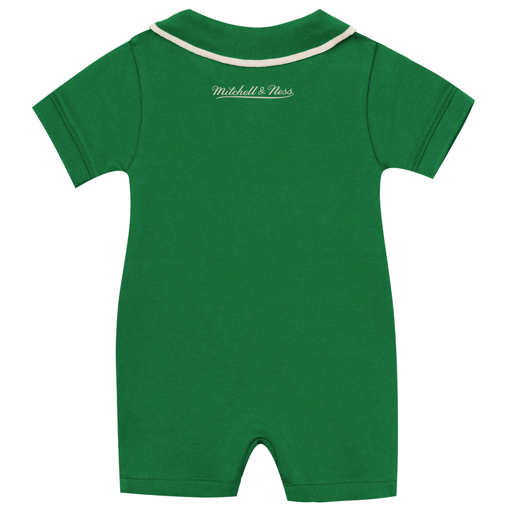 Newborn & Infant Mitchell Ness Kelly Green Philadelphia Eagles Retro Roots Rugby Romper