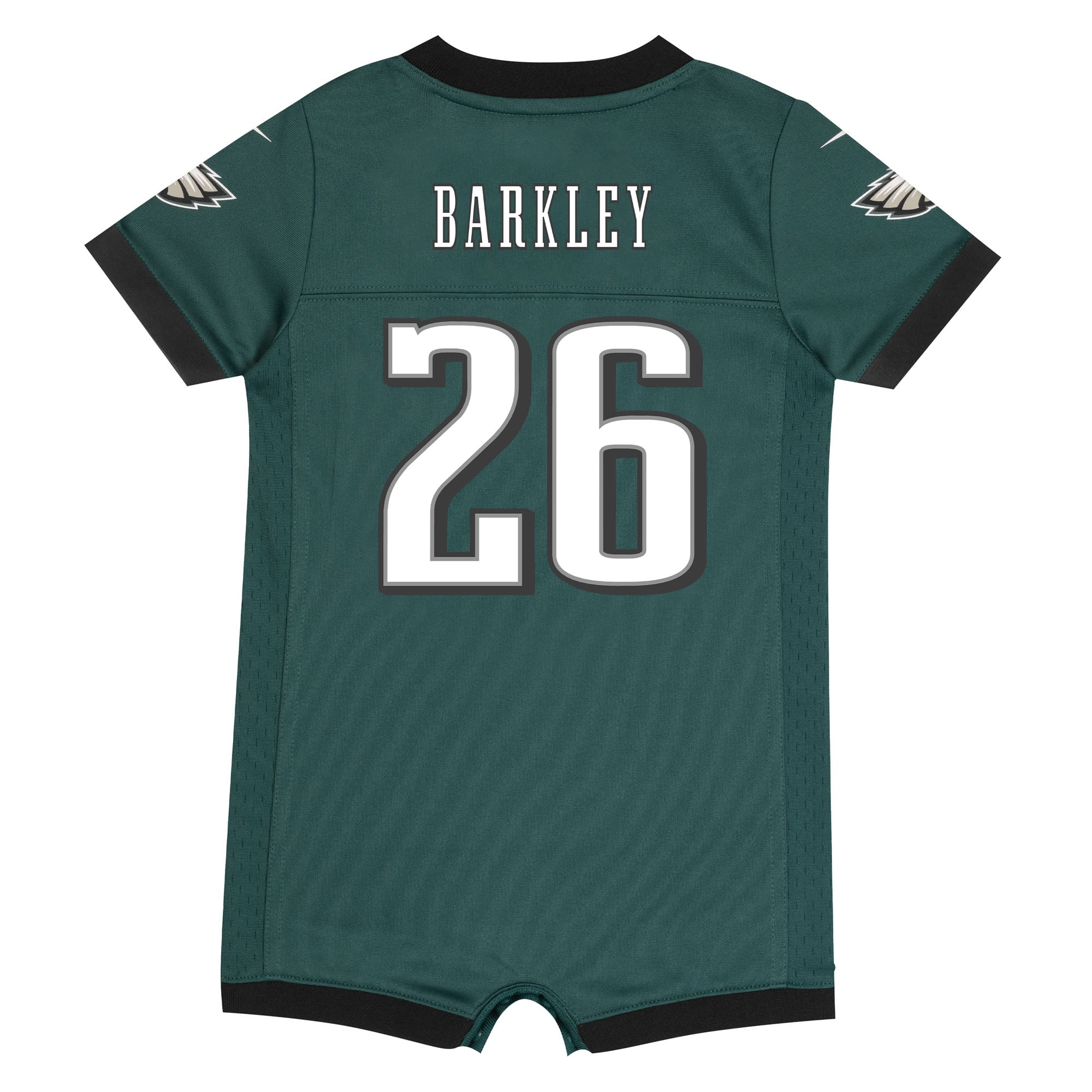 Combinaison Nike Saquon Barkley vert nuit pour nouveau-né, maillot de match des Eagles Philadelphie