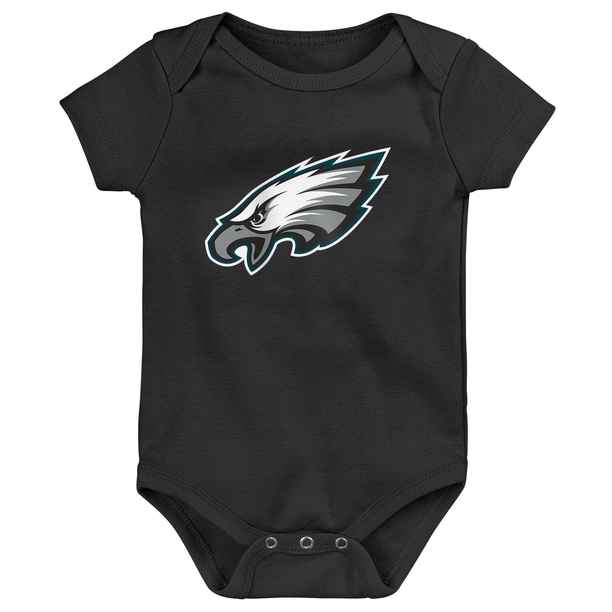 Newborn Outerstuff Midnight Green Philadelphia Eagles Primary Logo Bodysuit