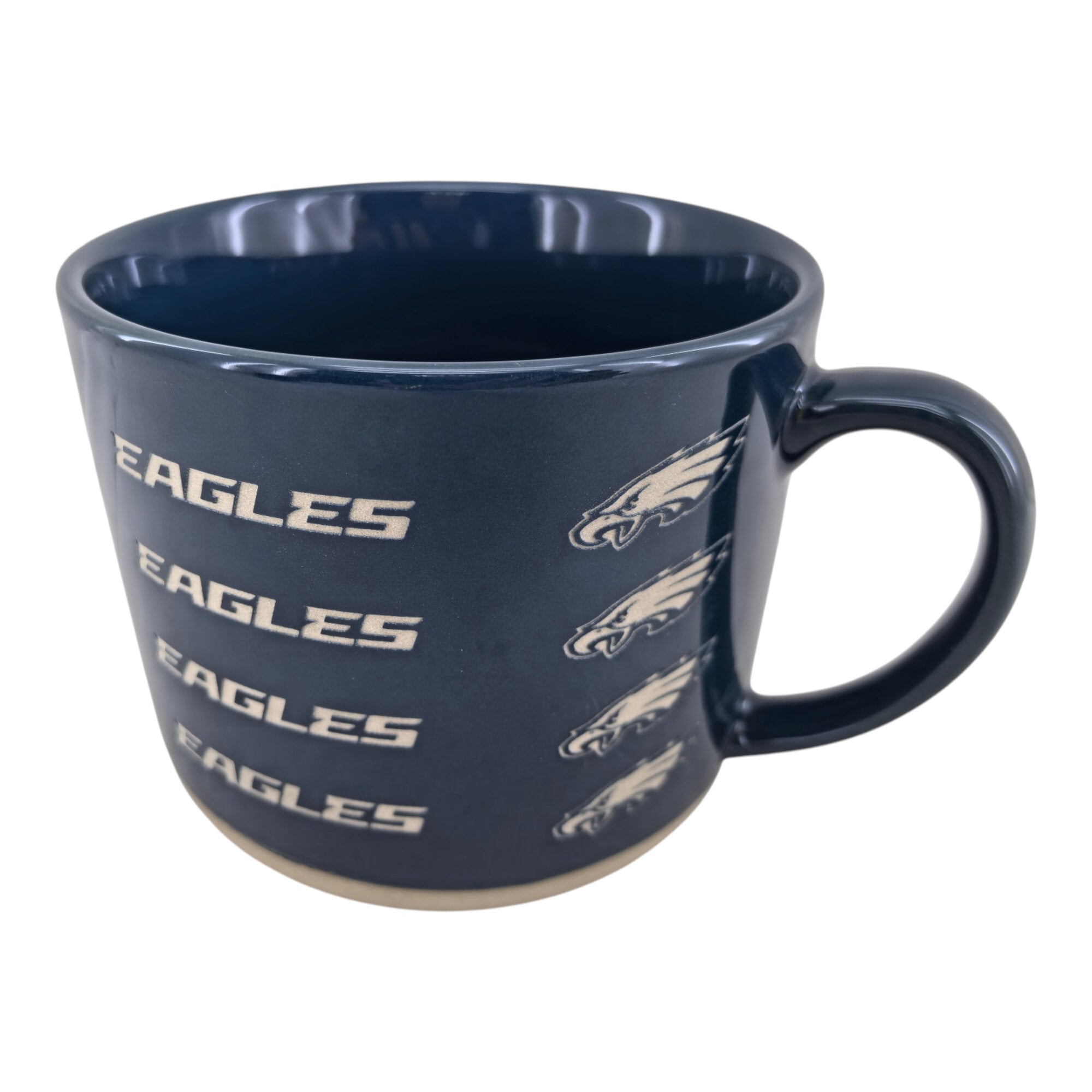 Mug Pegasus Philadelphia Eagles 17 oz, logo ton sur ton, finition sablée