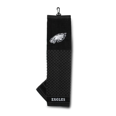 Philadelphia Eagles 16" X 22" Tri-Fold Embroidered Scrubber Golf Towel
